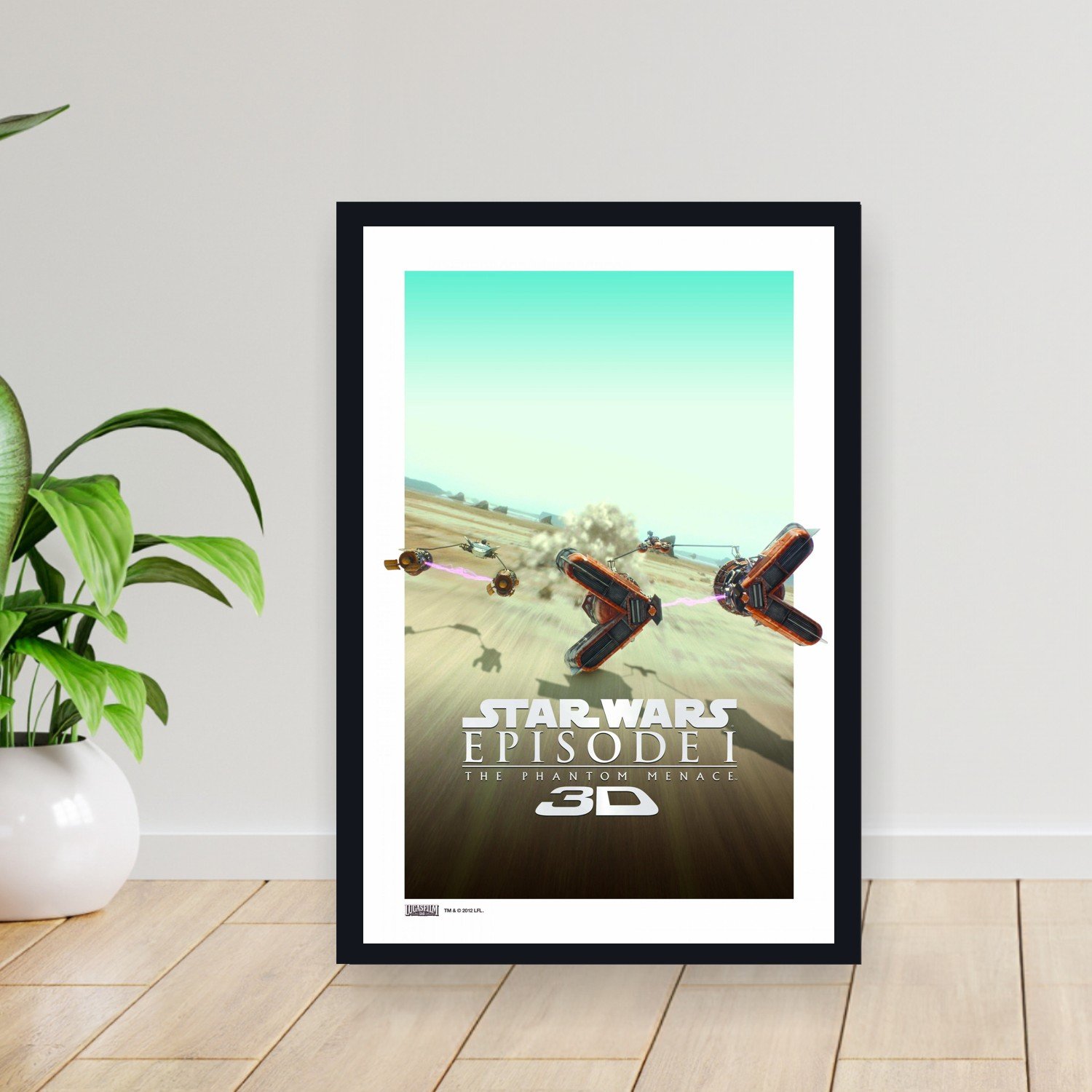 Cuadro 30x40cm Pelicula - star wars episode one the phantom 006