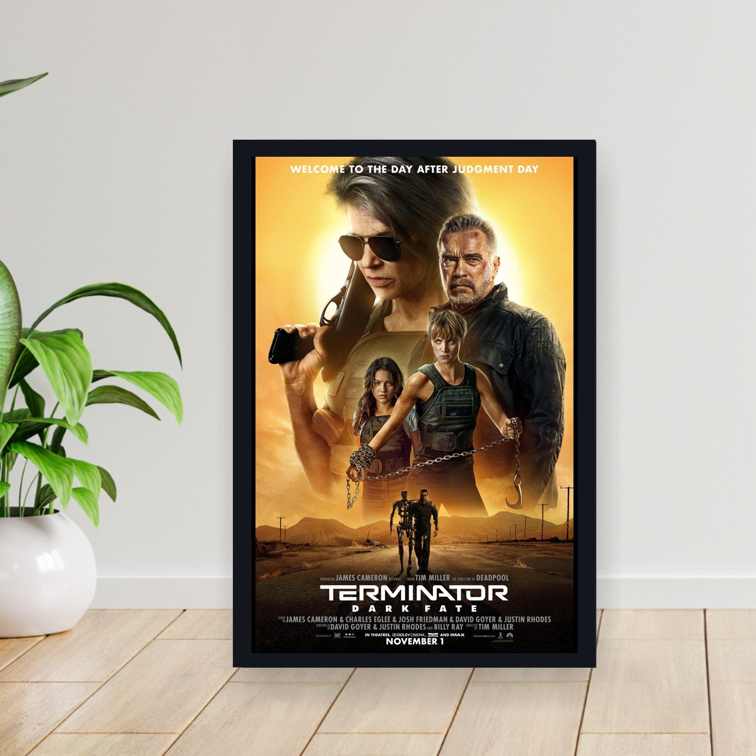 Cuadro 30x40cm Pelicula - terminator dark fate 003