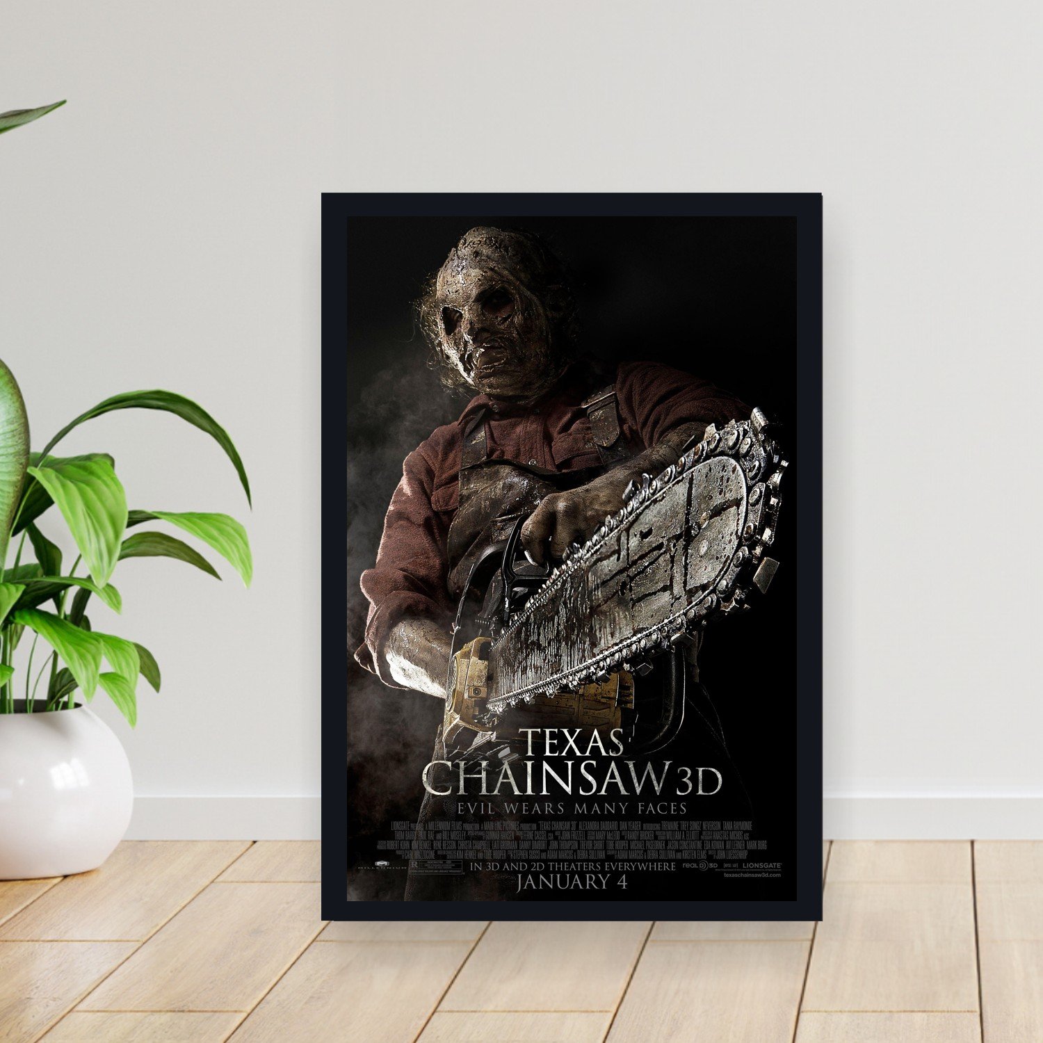 Cuadro 30x40cm Pelicula - texas chainsaw massacre 3d 003