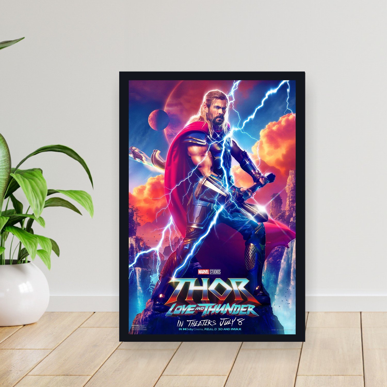 Cuadro 30x40cm Pelicula - thor love and thunder 004
