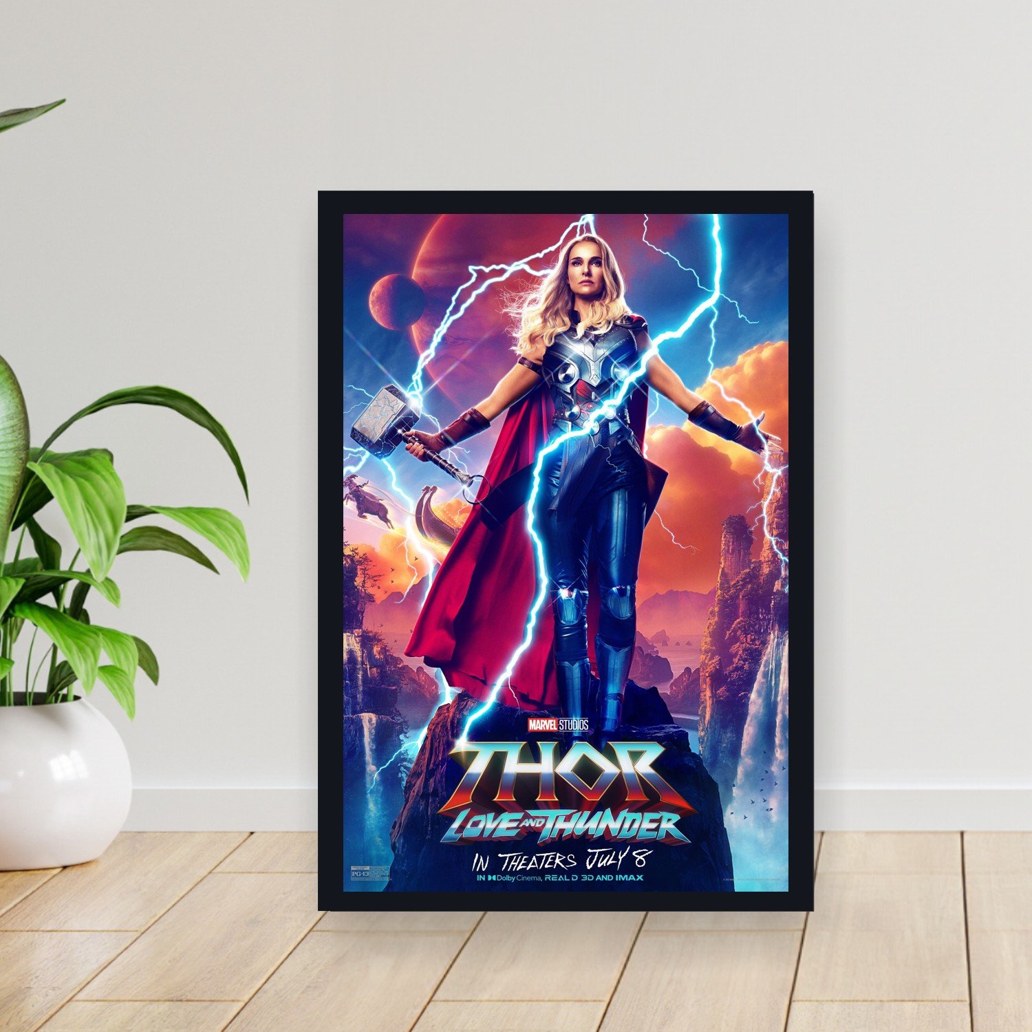Cuadro 30x40cm Pelicula - thor love and thunder 005