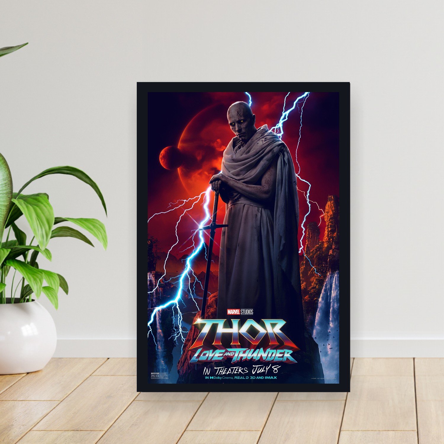 Cuadro 30x40cm Pelicula - thor love and thunder 006