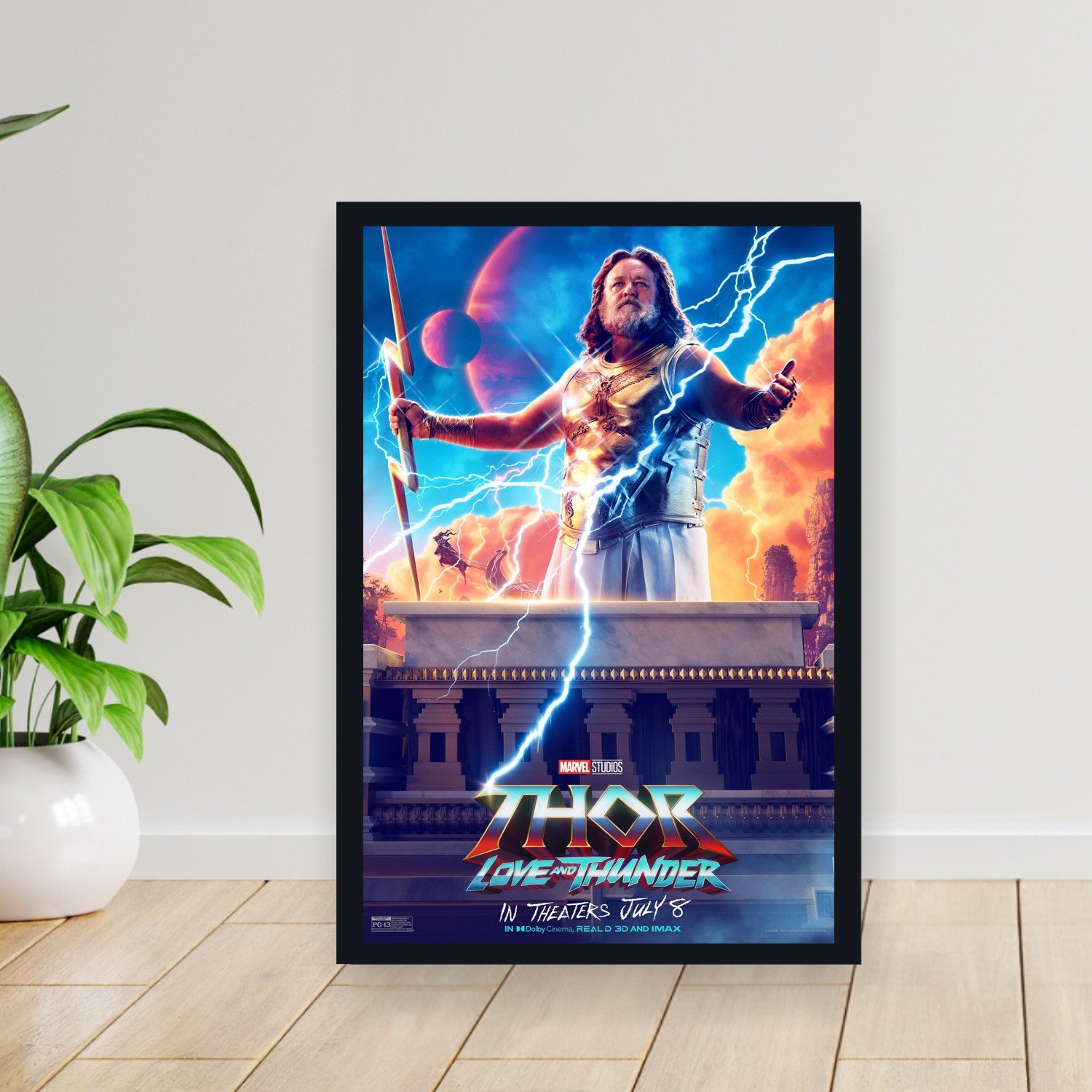 Cuadro 30x40cm Pelicula - thor love and thunder 009