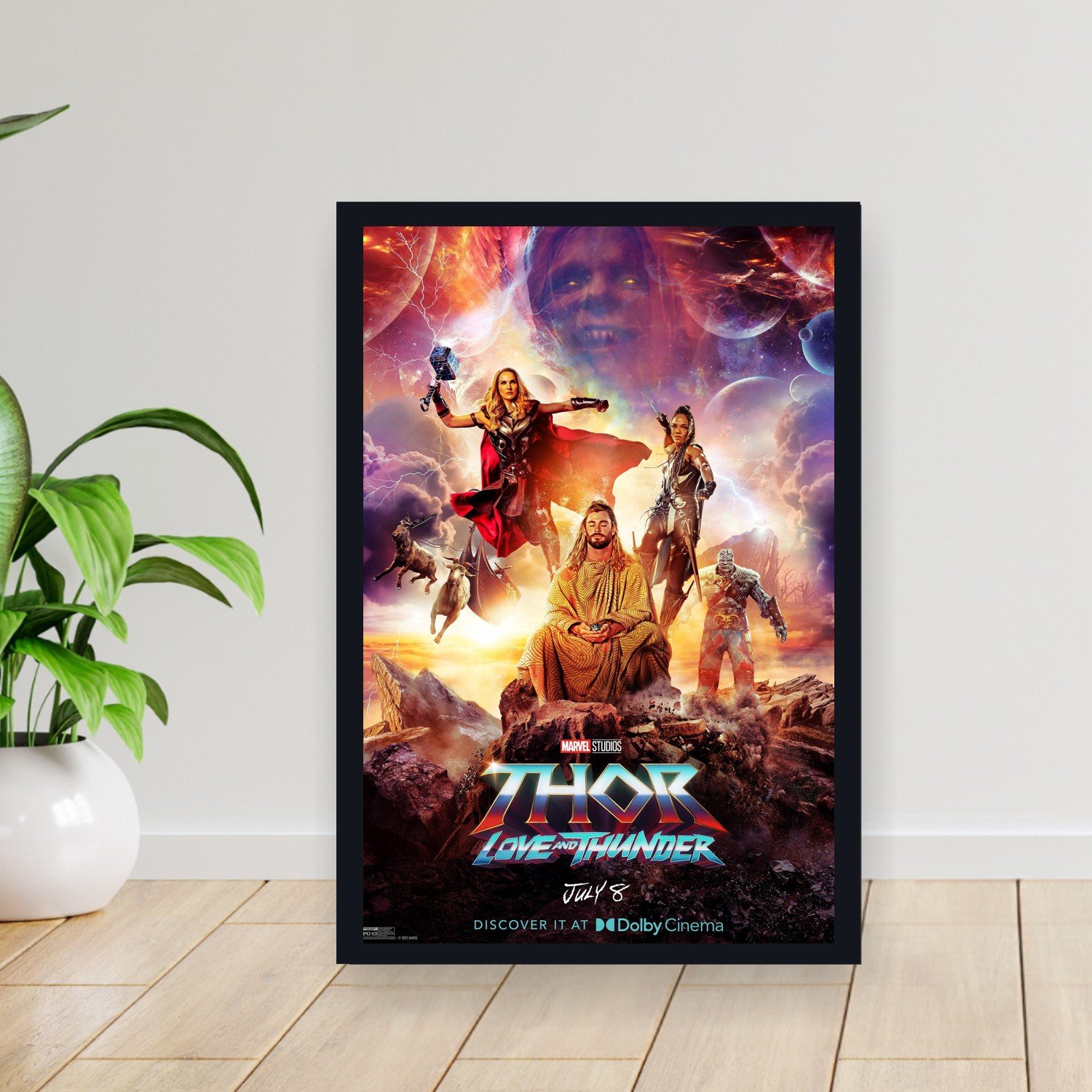 Cuadro 30x40cm Pelicula - thor love and thunder 013