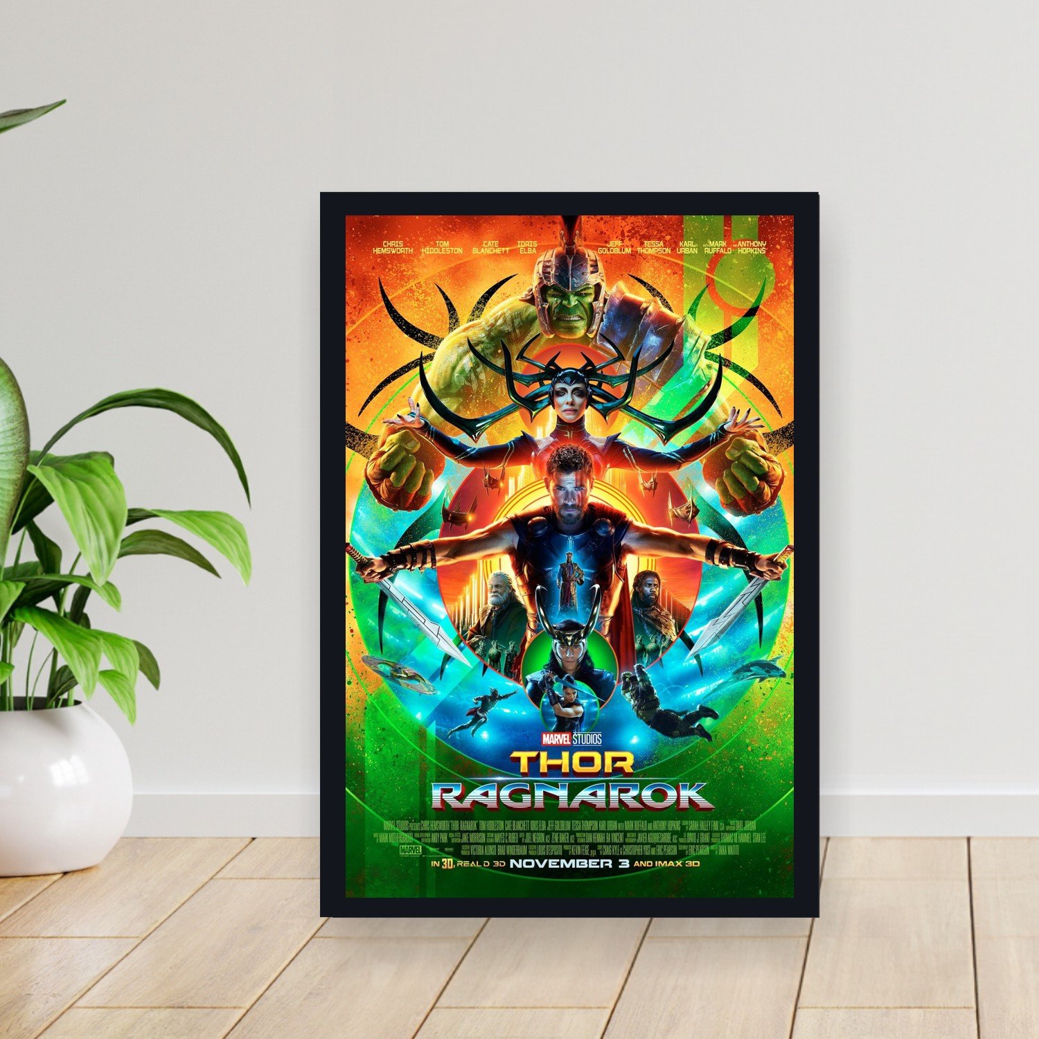 Cuadro 30x40cm Pelicula - thor ragnarok 002