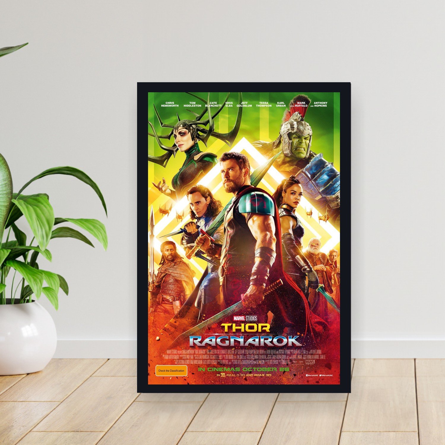 Cuadro 30x40cm Pelicula - thor ragnarok 004