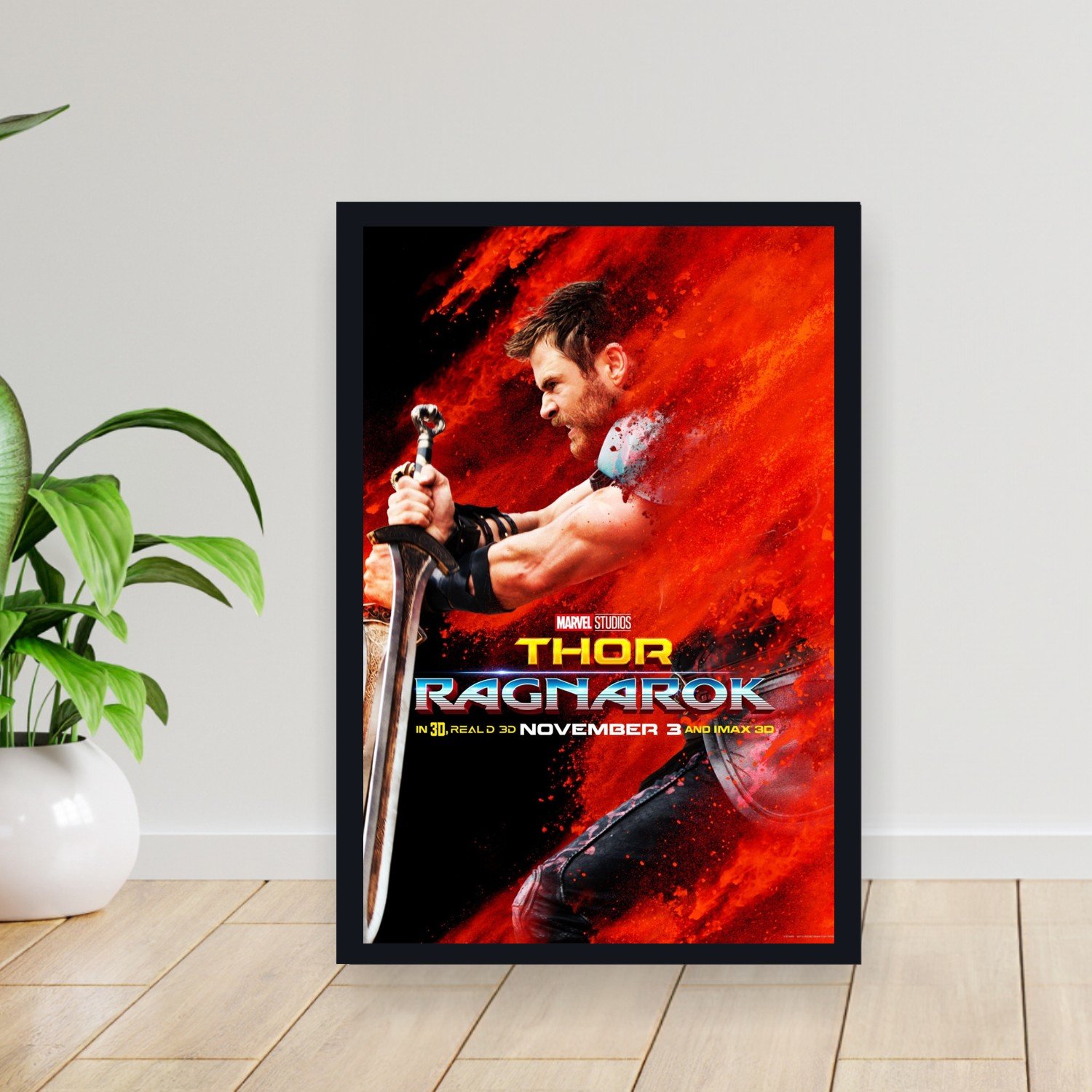 Cuadro 30x40cm Pelicula - thor ragnarok 012