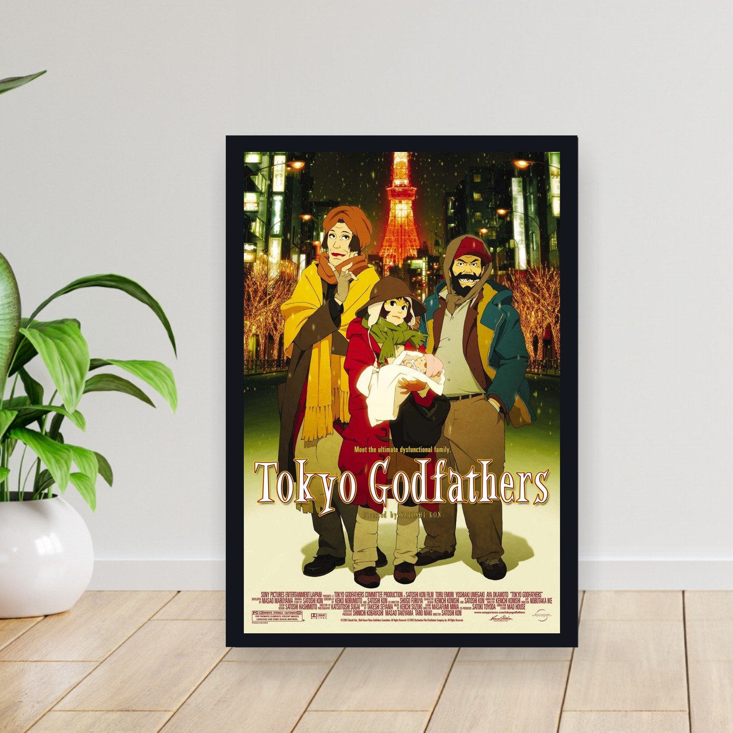 Cuadro 30x40cm Pelicula - tokyo godfathers 002