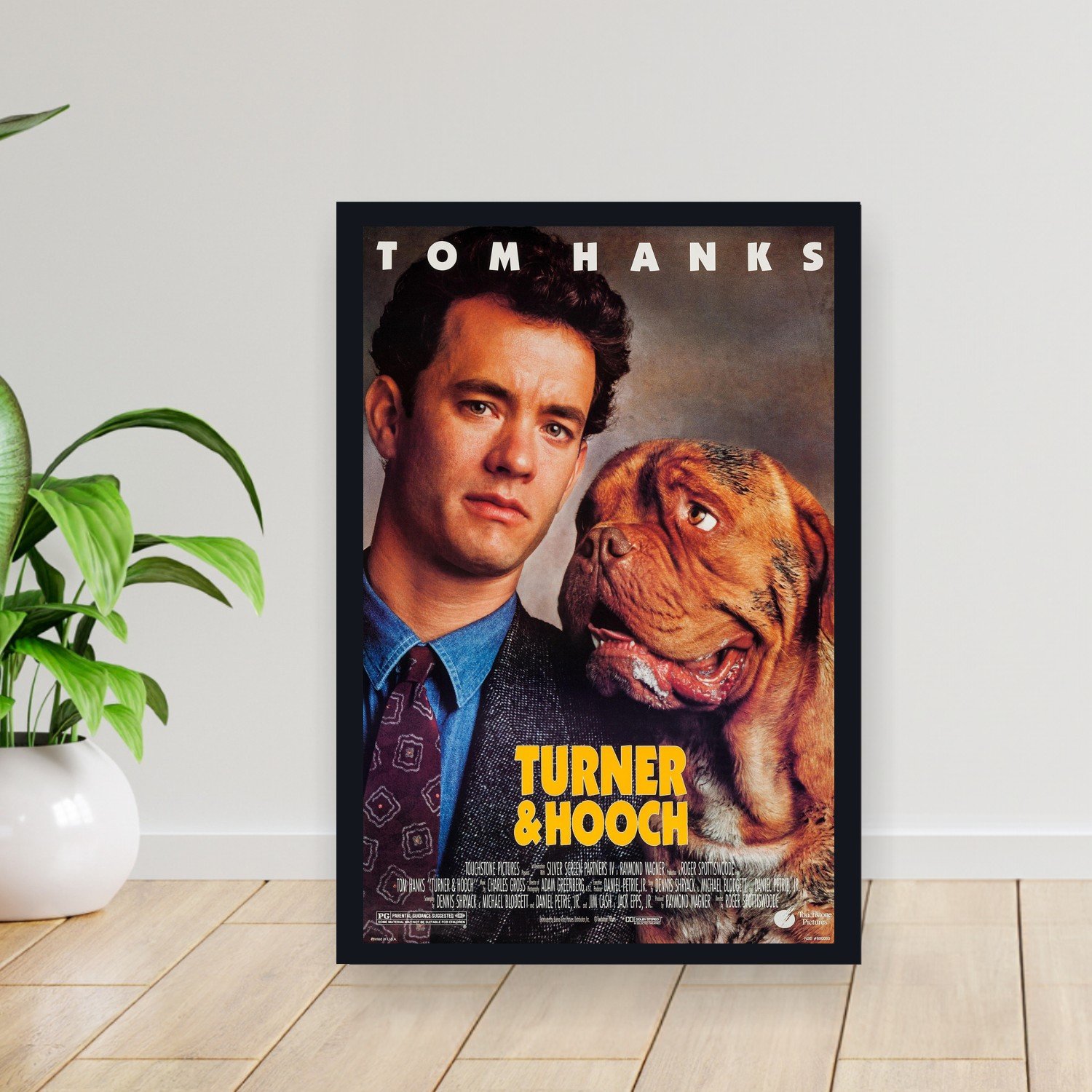 Cuadro 30x40cm Pelicula - turner and hooch