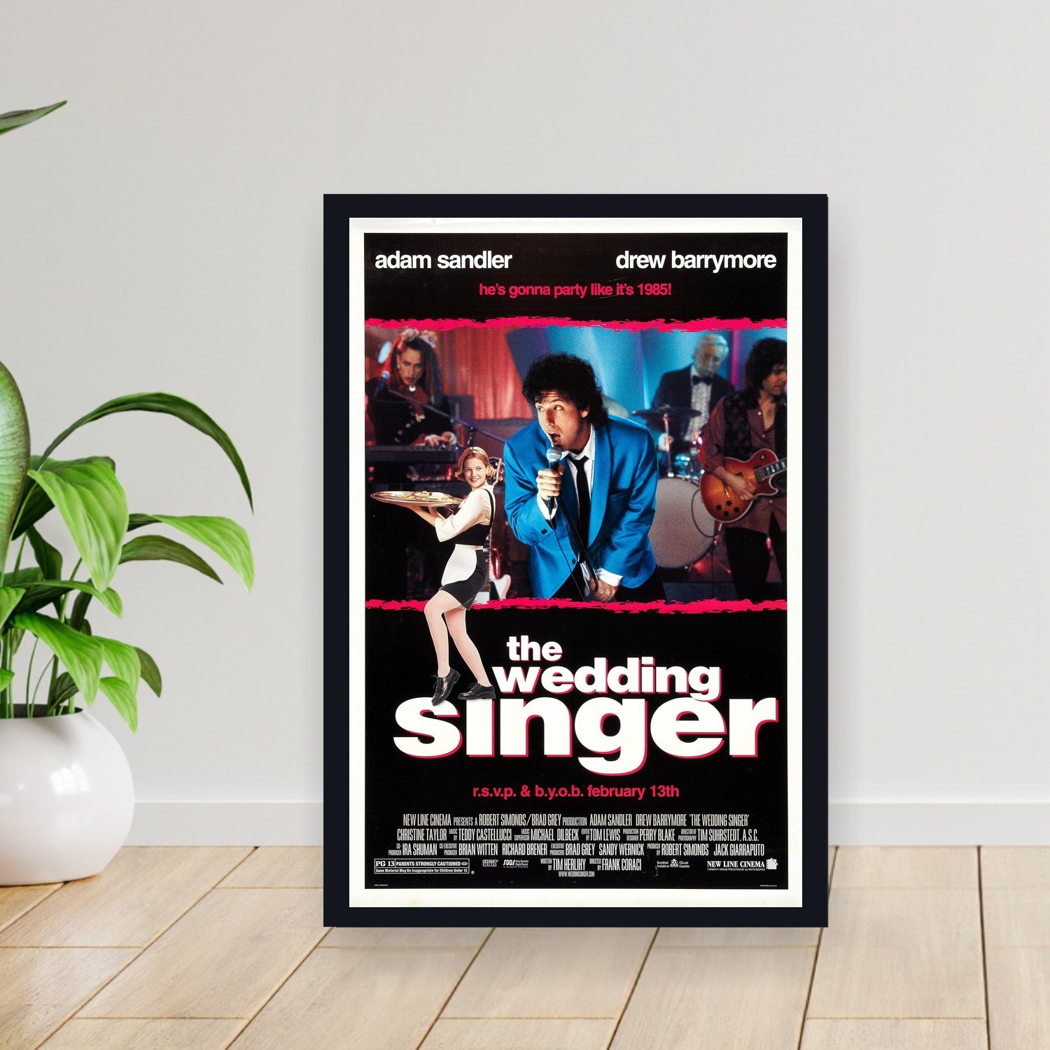 Cuadro 30x40cm Pelicula - wedding singer