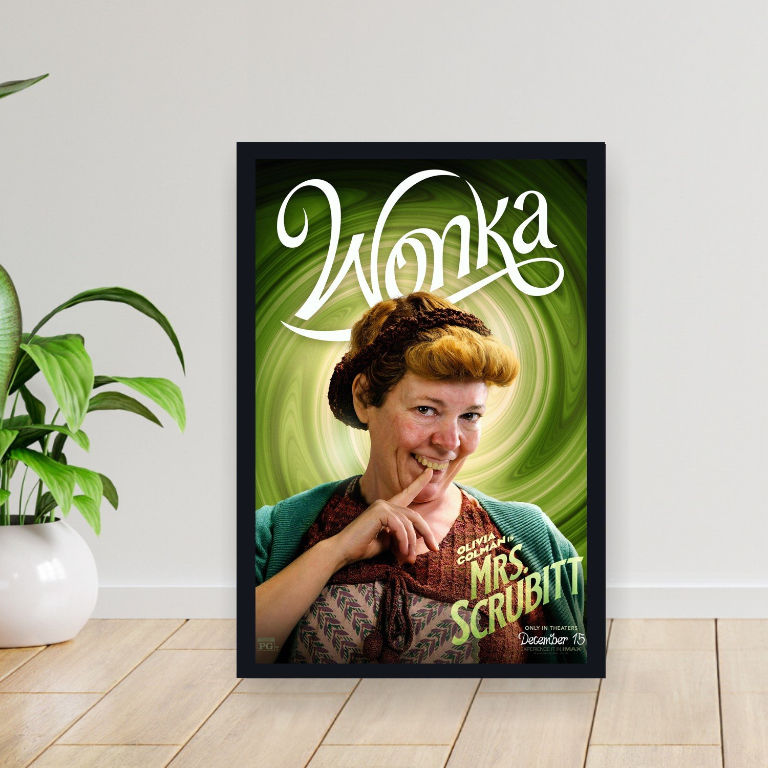 Cuadro 30x40cm Pelicula - wonka 013