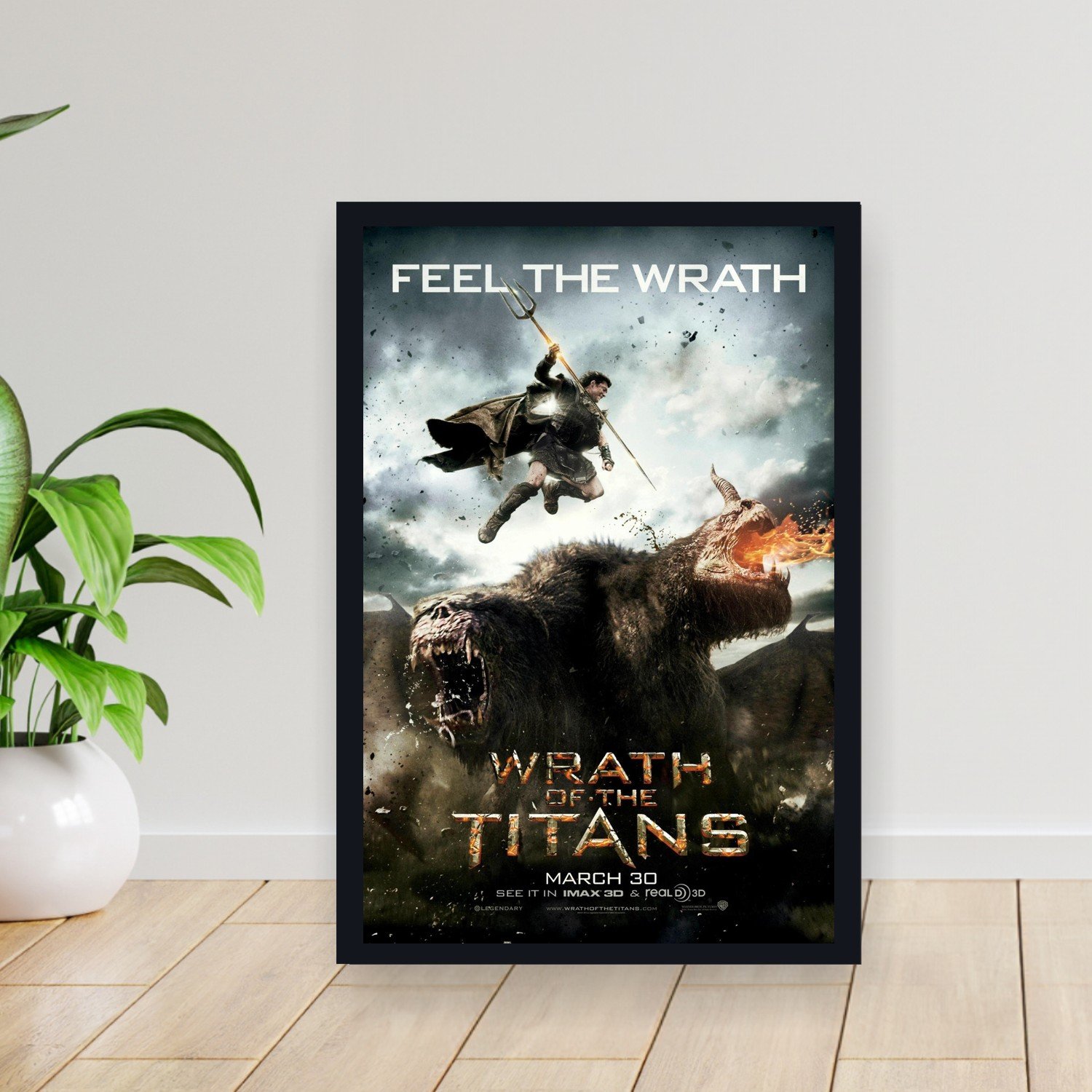 Cuadro 30x40cm Pelicula - wrath of the titans