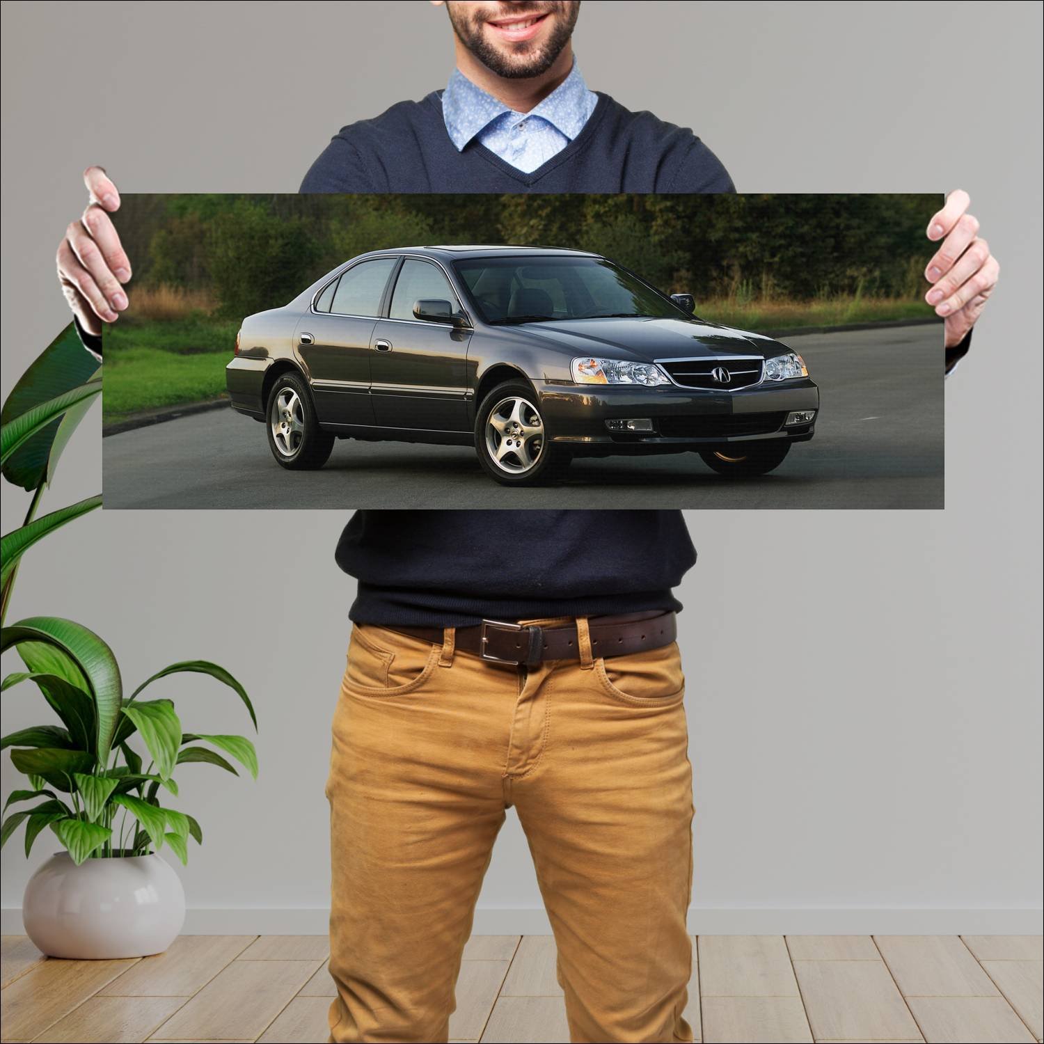 Cuadro grande 30x80cm 2002 acura tl auto 45 Acura