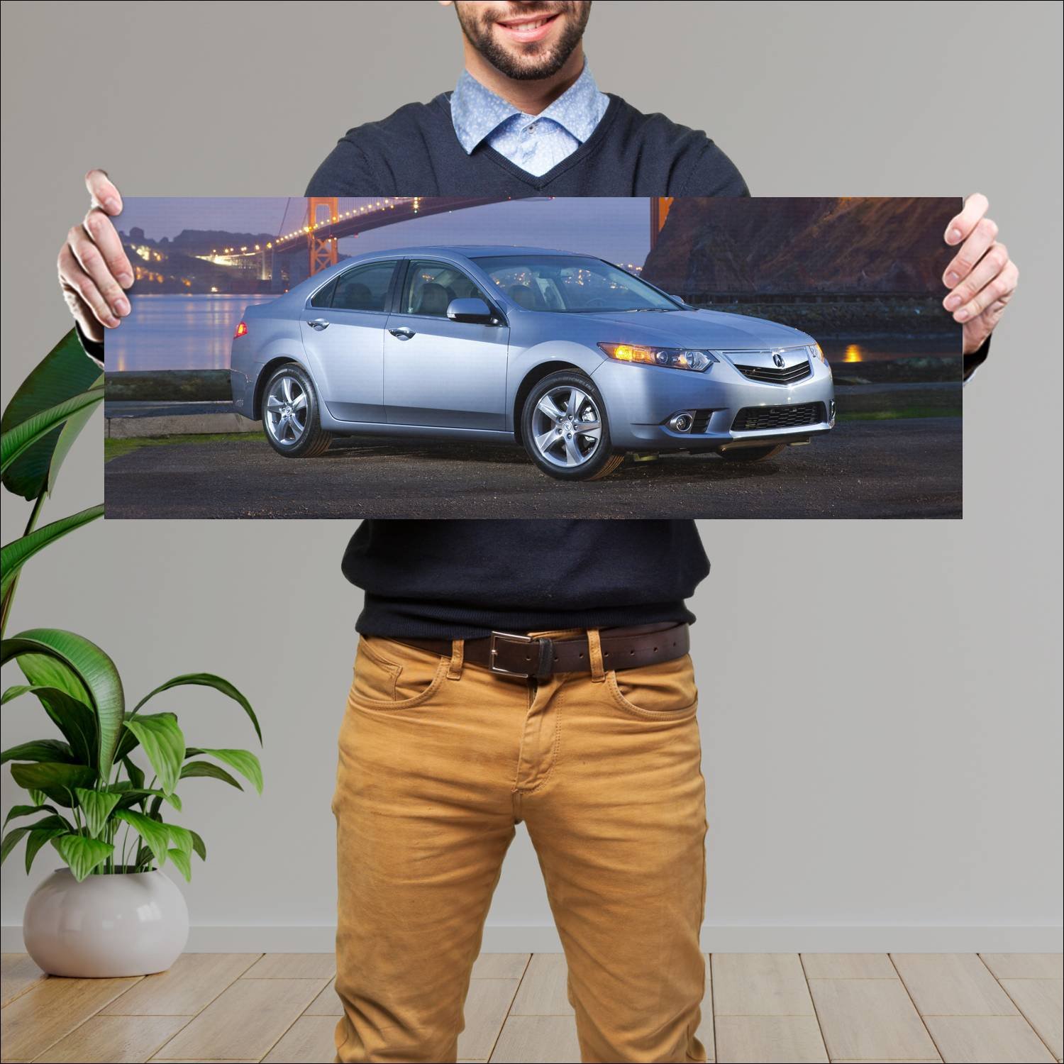 Cuadro grande 30x80cm 2011 acura tsx auto 84 Acura
