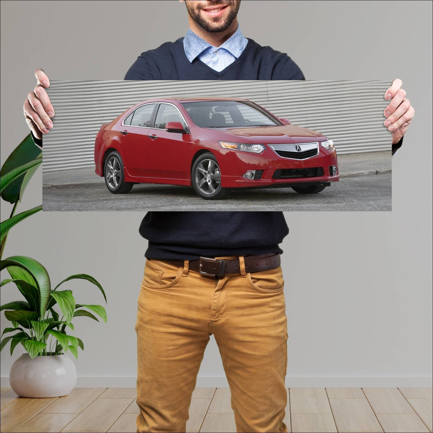 Cuadro grande 30x80cm 2012 acura tsx special editi 94 Acura