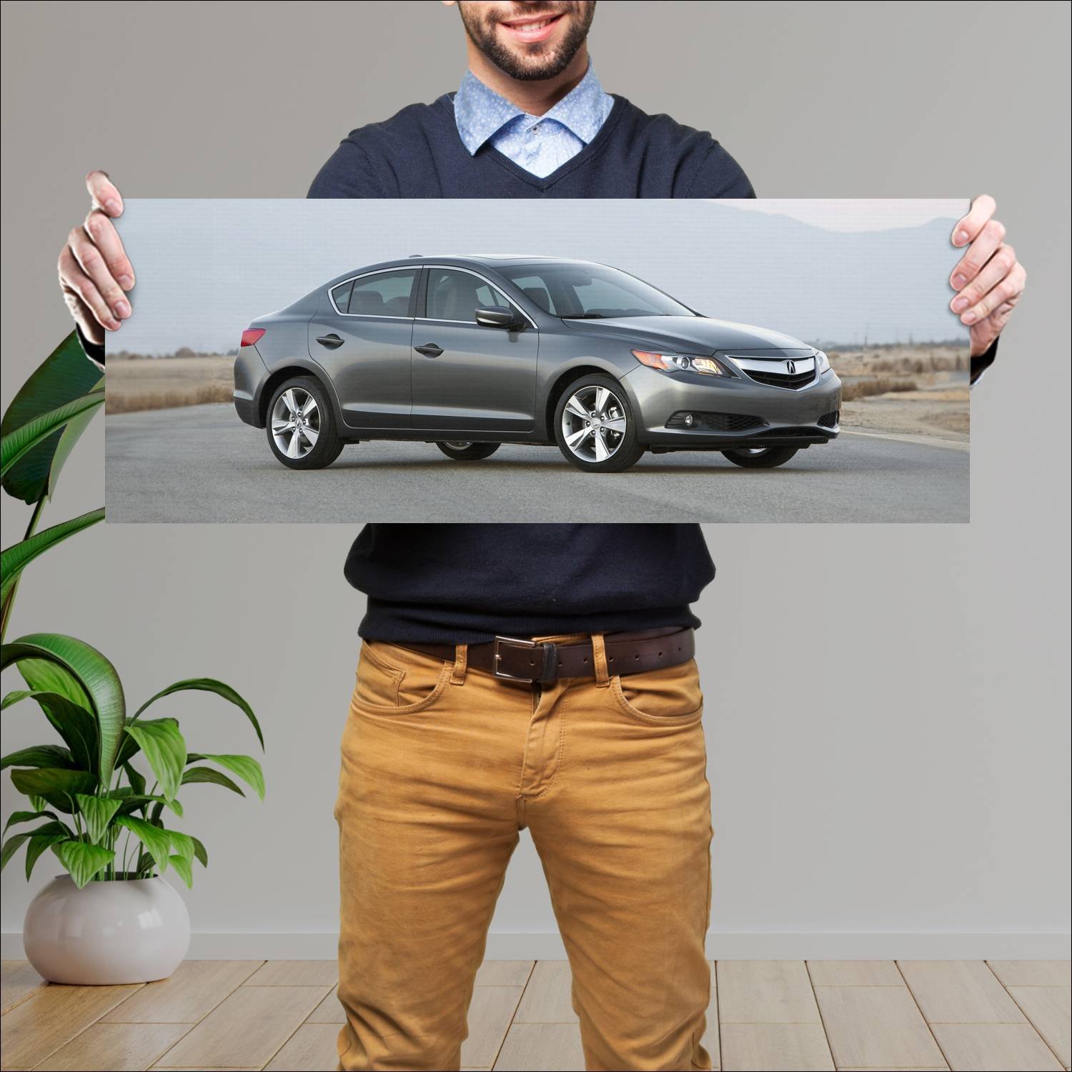 Cuadro grande 30x80cm 2013 acura ilx auto 95 Acura