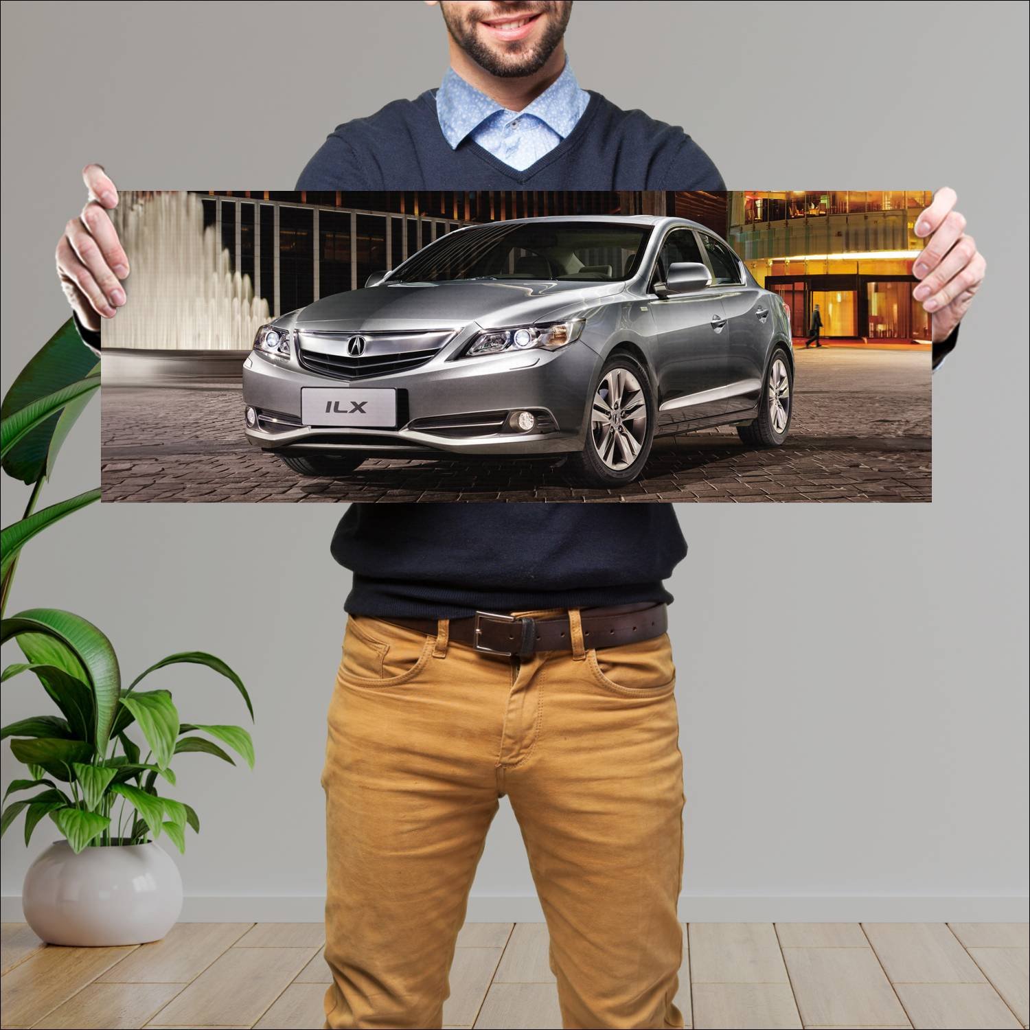 Cuadro grande 30x80cm 2013 acura ilx hybrid cn 627 97 Acura