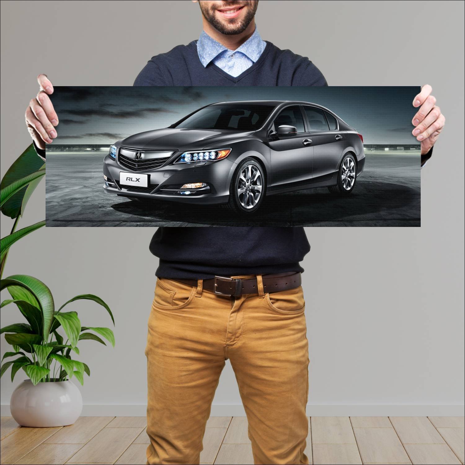 Cuadro grande 30x80cm 2013 acura rlx cn auto 102 Acura
