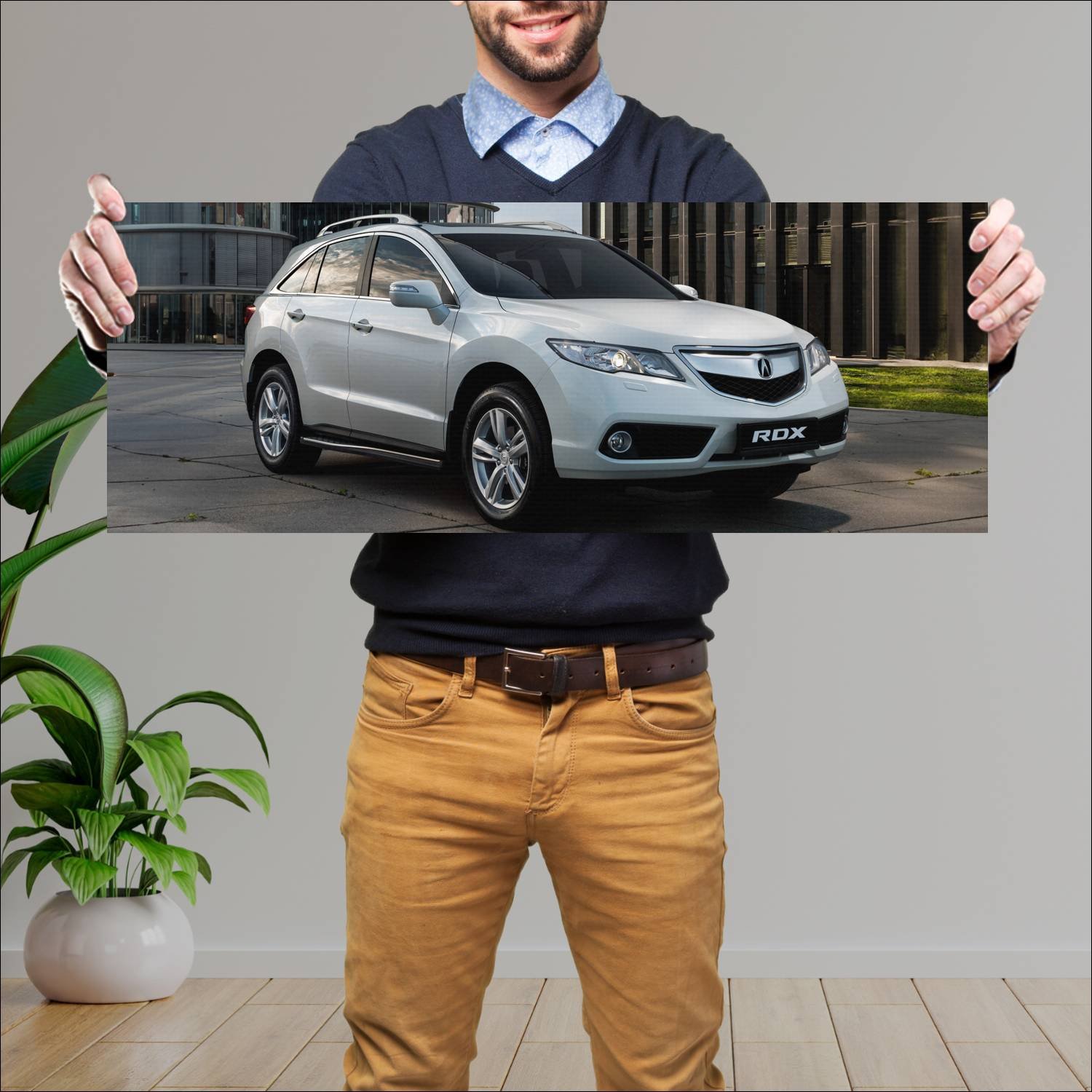 Cuadro grande 30x80cm 2014 acura rdx ru auto 111 Acura