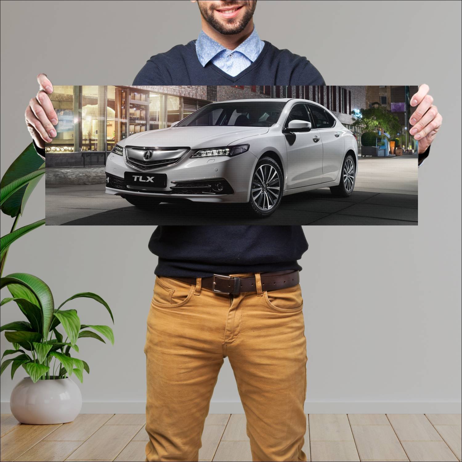 Cuadro grande 30x80cm 2015 acura tlx ru auto 117 Acura