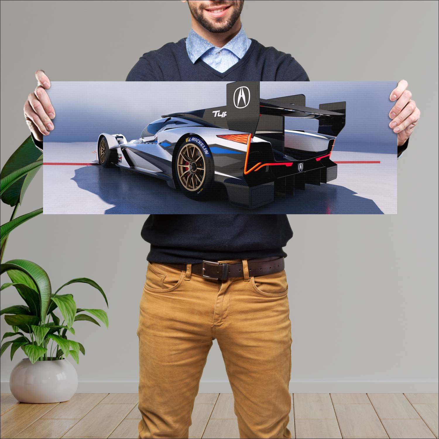 Cuadro grande 30x80cm 2022 acura arx 06 auto 155 Acura