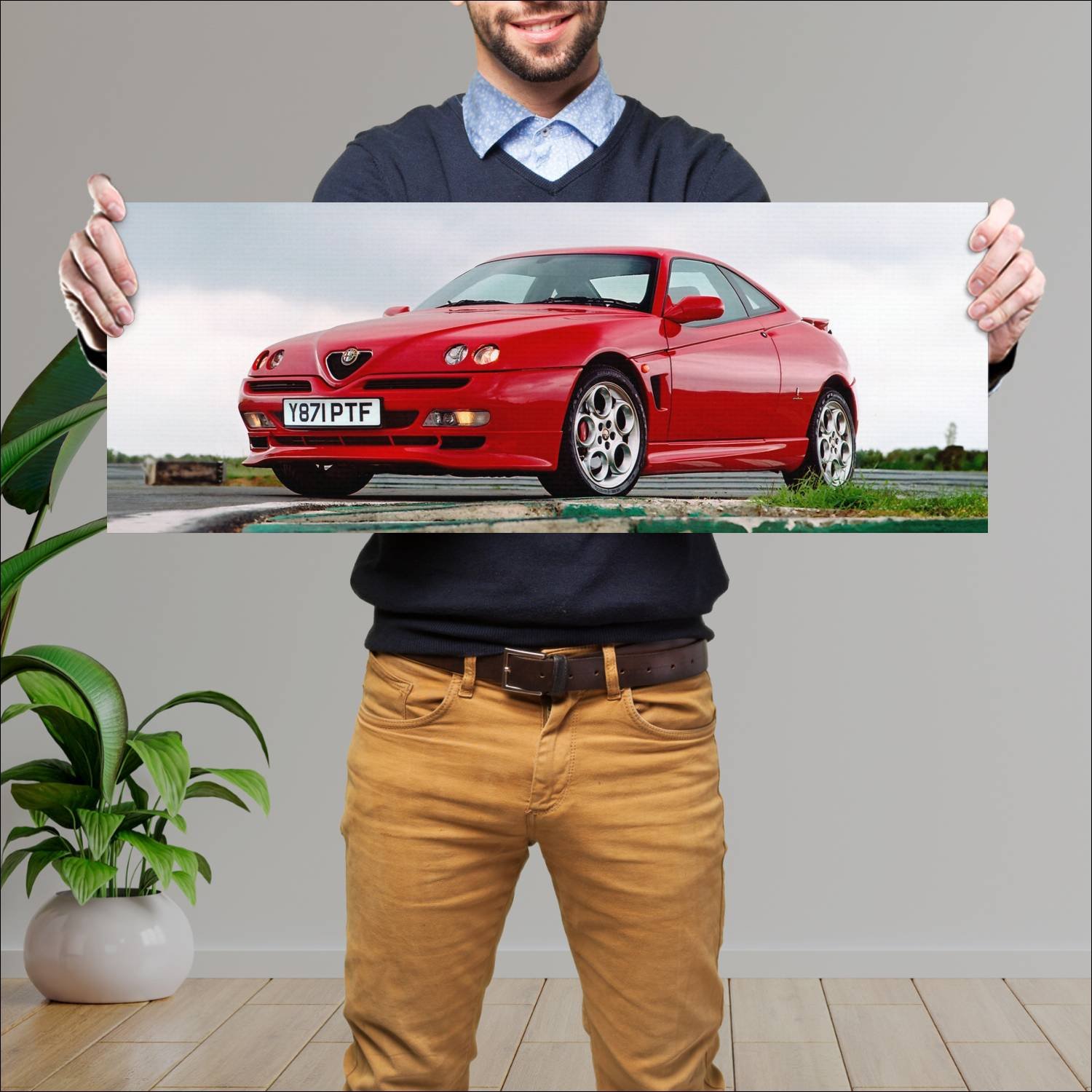 Cuadro grande 30x80cm 2001 alfa romeo gtv cup uk 6 157 Alfa Romeo