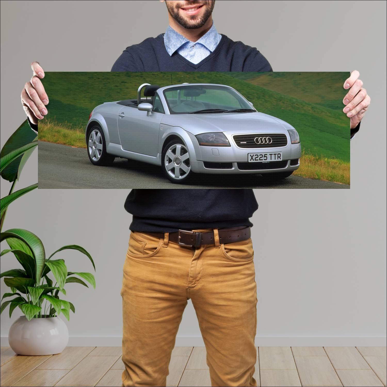 Cuadro grande 30x80cm 1999 audi tt roadster uk 866 76 Audi
