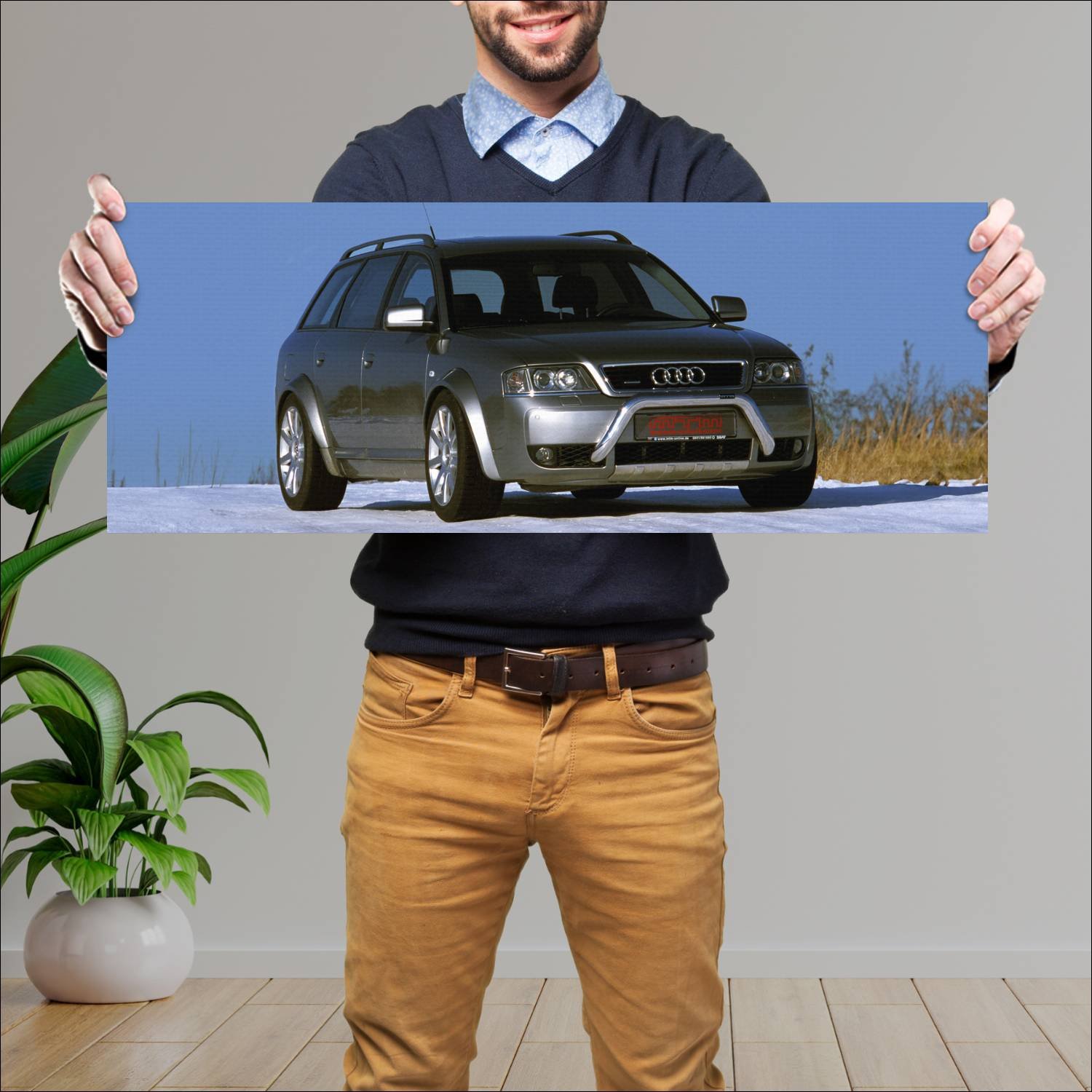 Cuadro grande 30x80cm 2000 audi allroad by mtm 112 84 Audi
