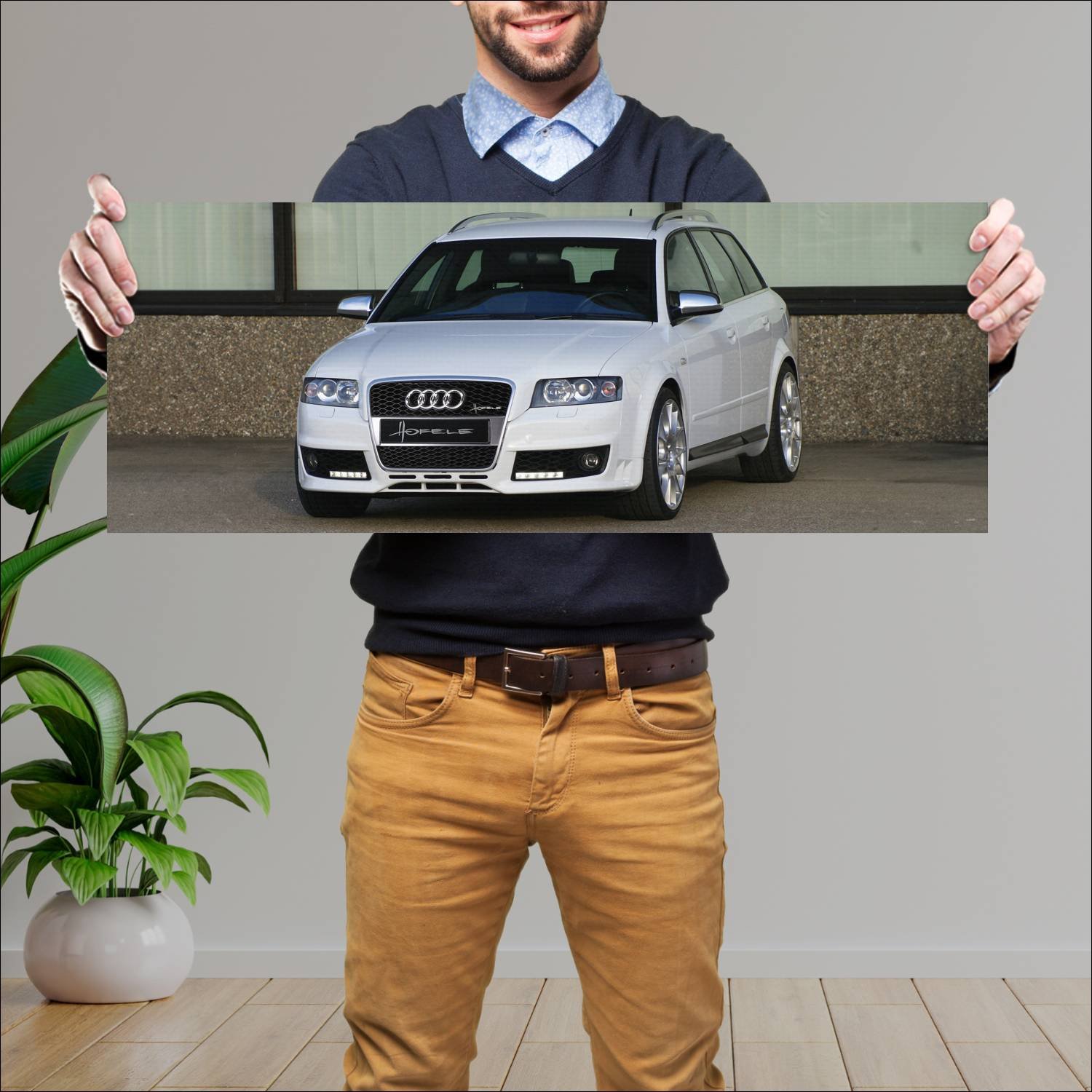 Cuadro grande 30x80cm 2001 audi a4 avant by hofele 100 Audi