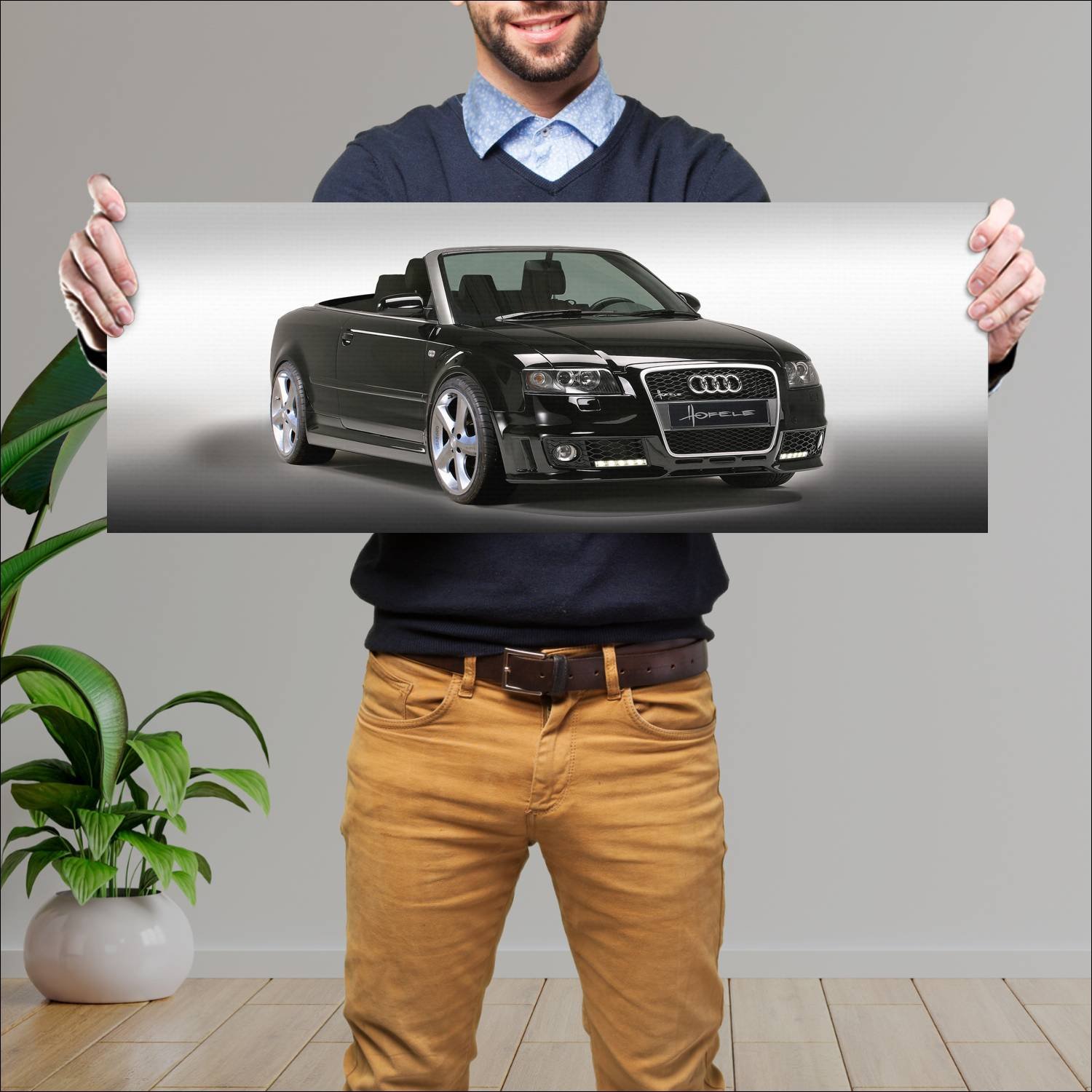 Cuadro grande 30x80cm 2001 audi a4 cabriolet by ho 101 Audi