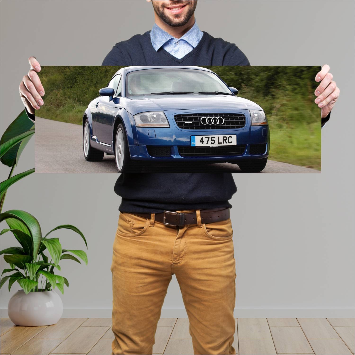 Cuadro grande 30x80cm 2003 audi tt coupe uk auto 141 Audi