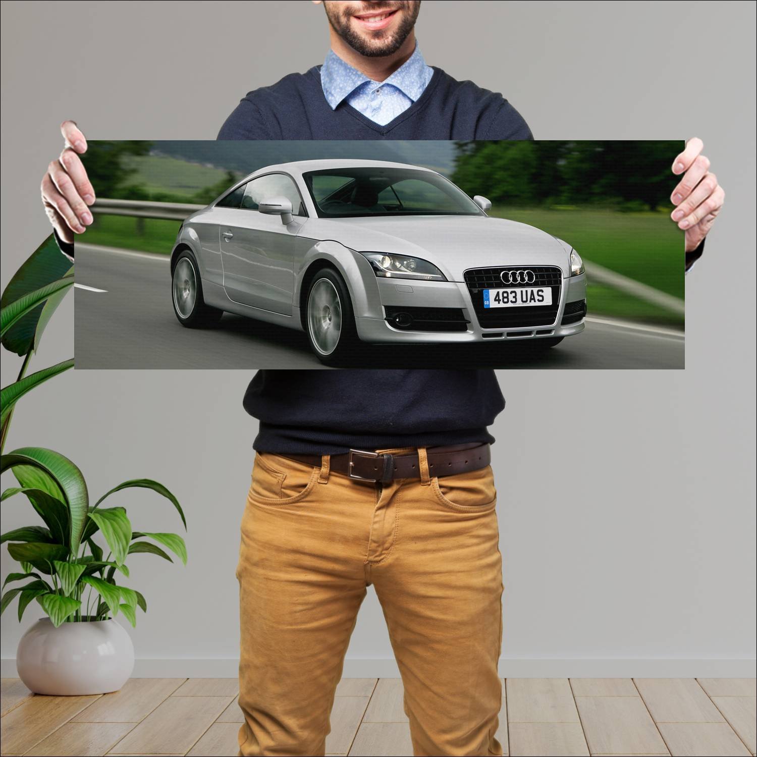 Cuadro grande 30x80cm 2006 audi tt coupe uk auto 261 Audi