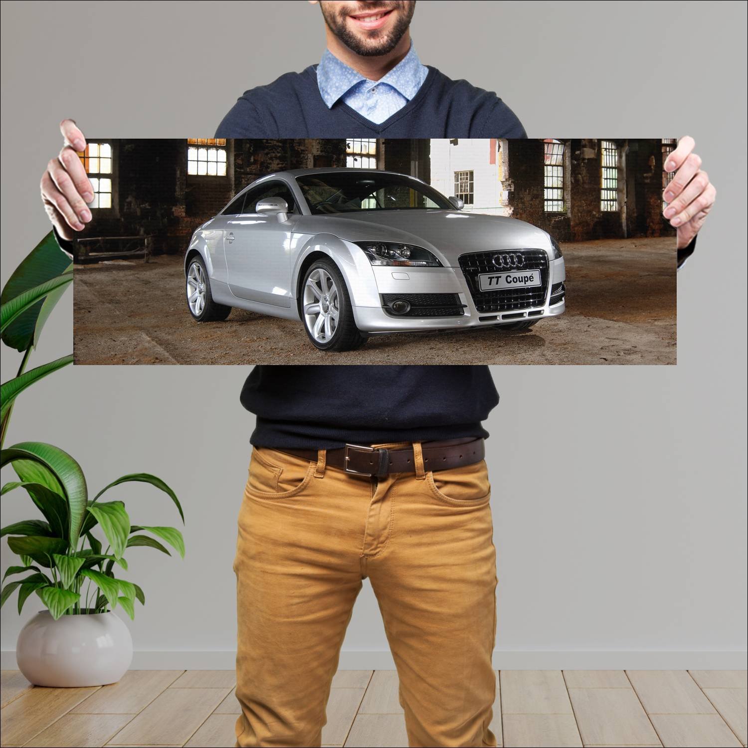Cuadro grande 30x80cm 2006 audi tt coupe za auto 262 Audi