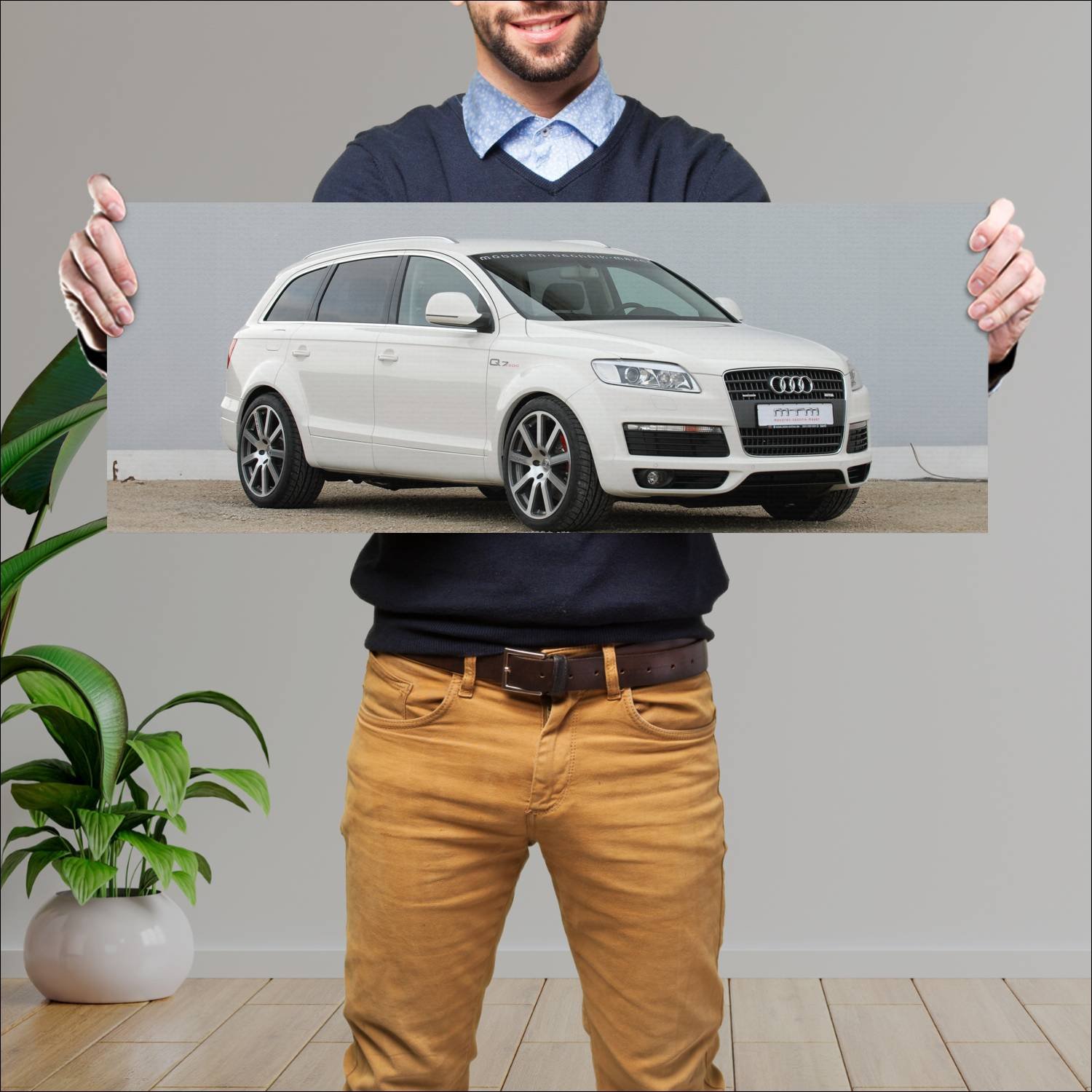 Cuadro grande 30x80cm 2007 audi q7 k500 by mtm 112 283 Audi