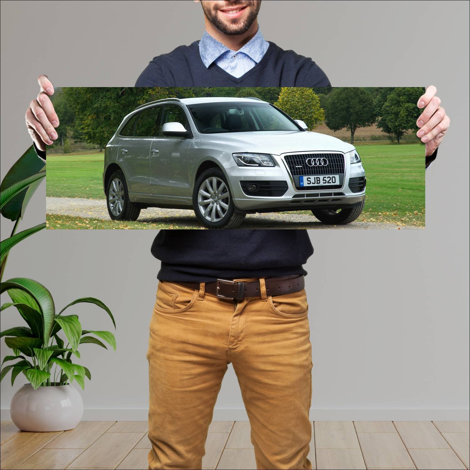 Cuadro grande 30x80cm 2008 audi q5 uk auto 372 Audi