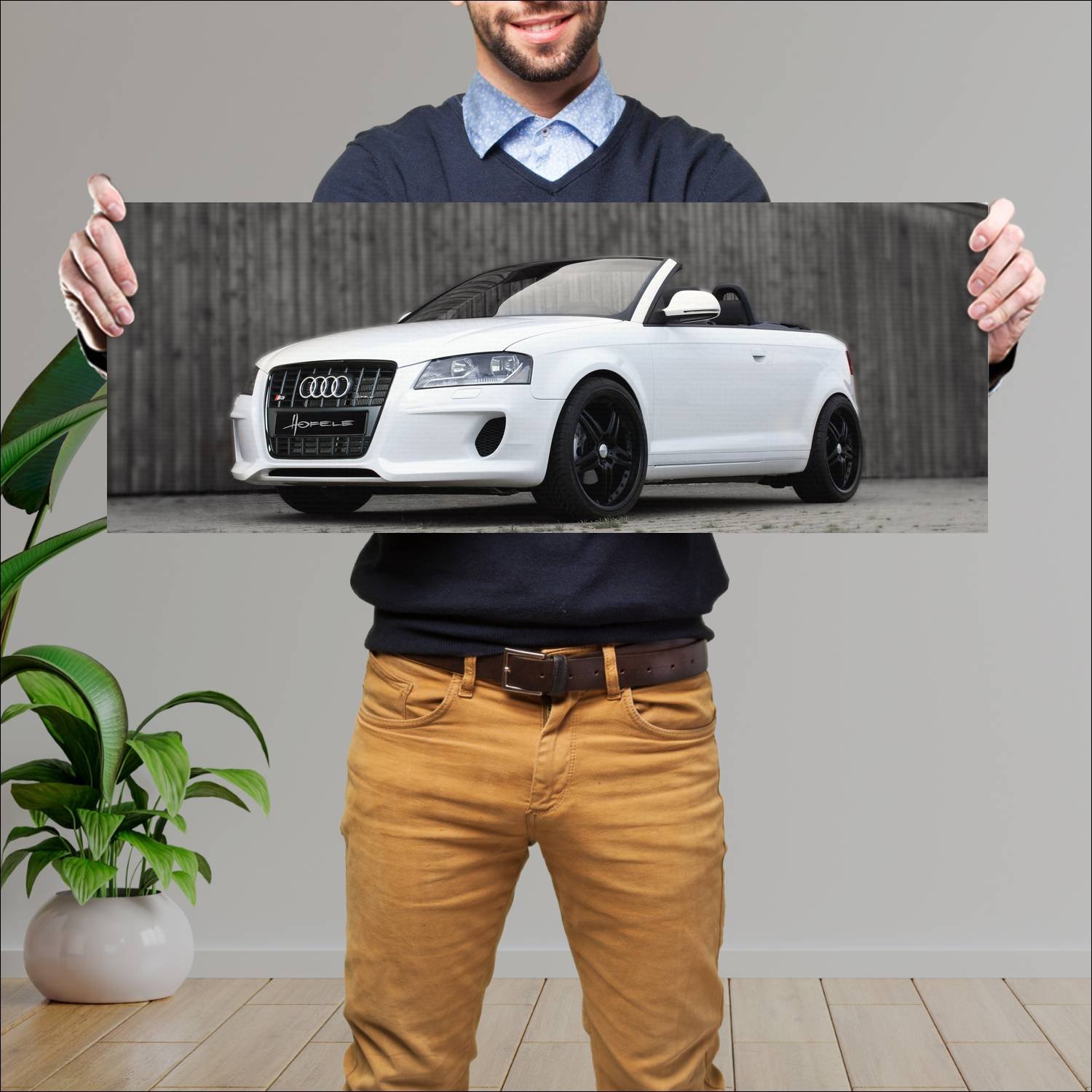 Cuadro grande 30x80cm 2008 audi s3 cabriolet by ho 402 Audi
