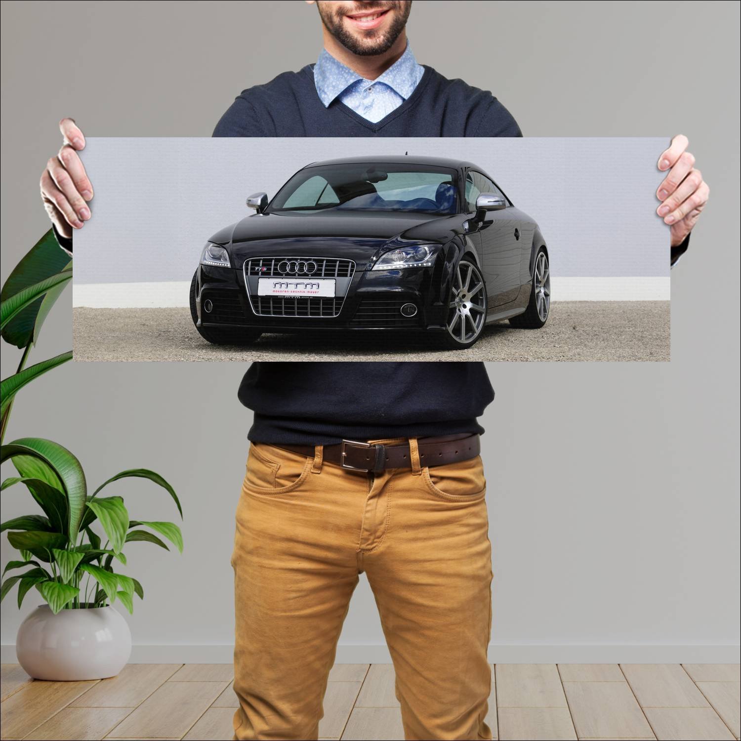 Cuadro grande 30x80cm 2008 audi tts coupe by mtm 1 419 Audi