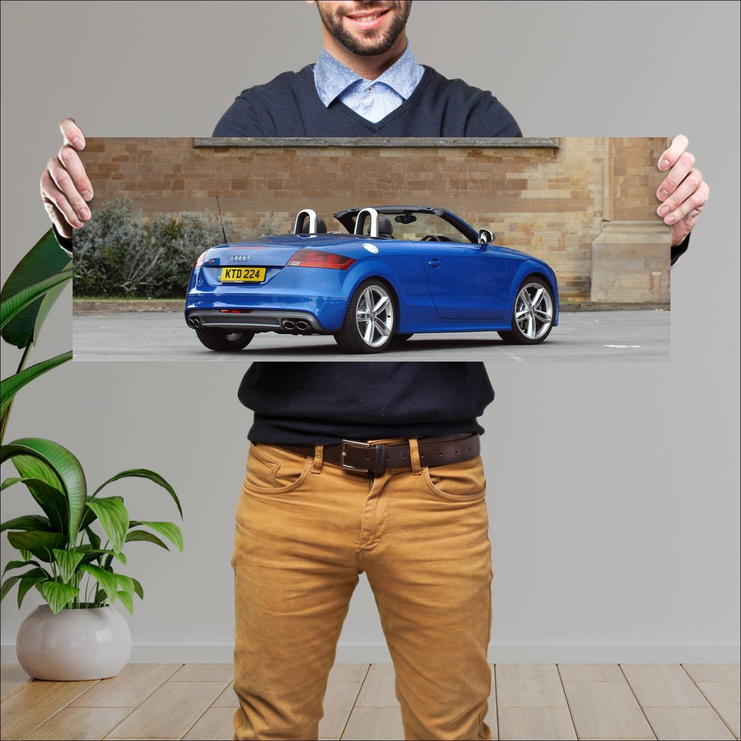 Cuadro grande 30x80cm 2008 audi tts roadster uk 28 424 Audi