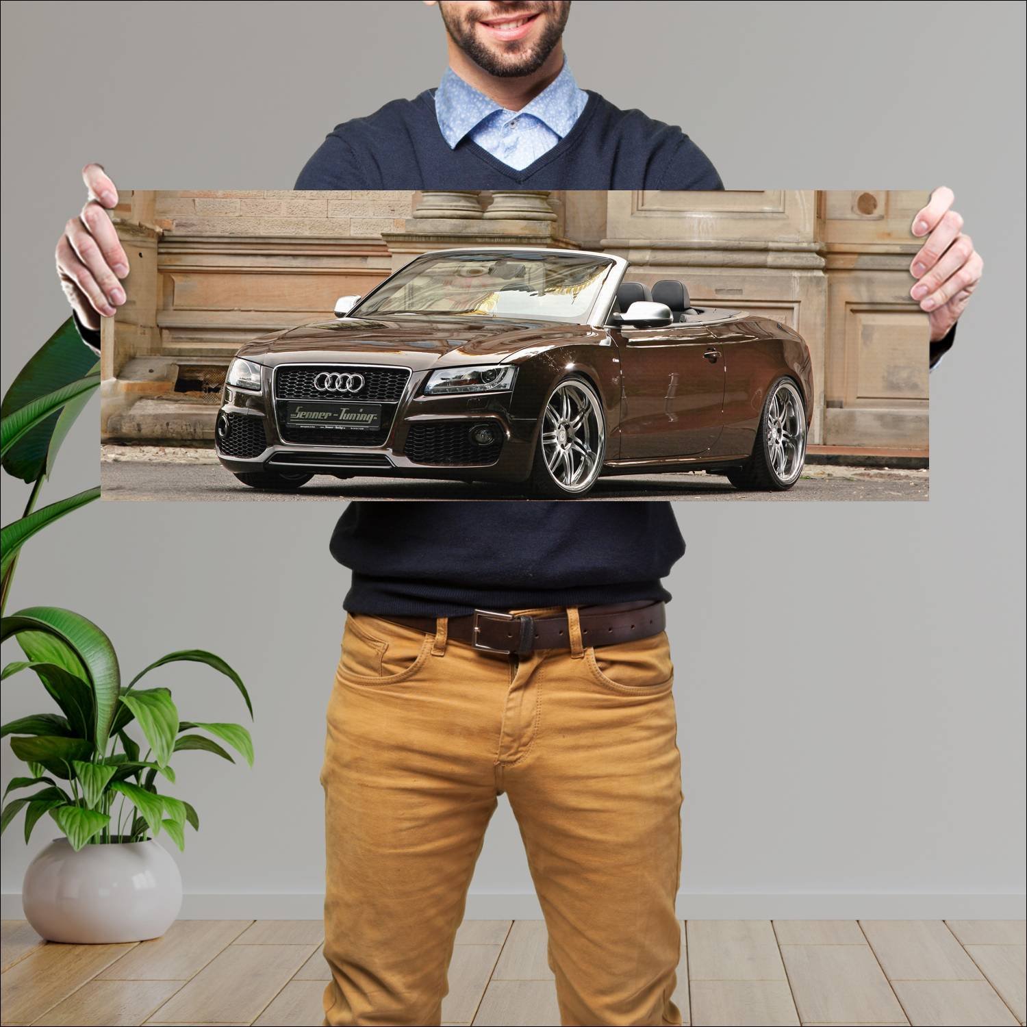 Cuadro grande 30x80cm 2009 audi a5 cabriolet by se 441 Audi