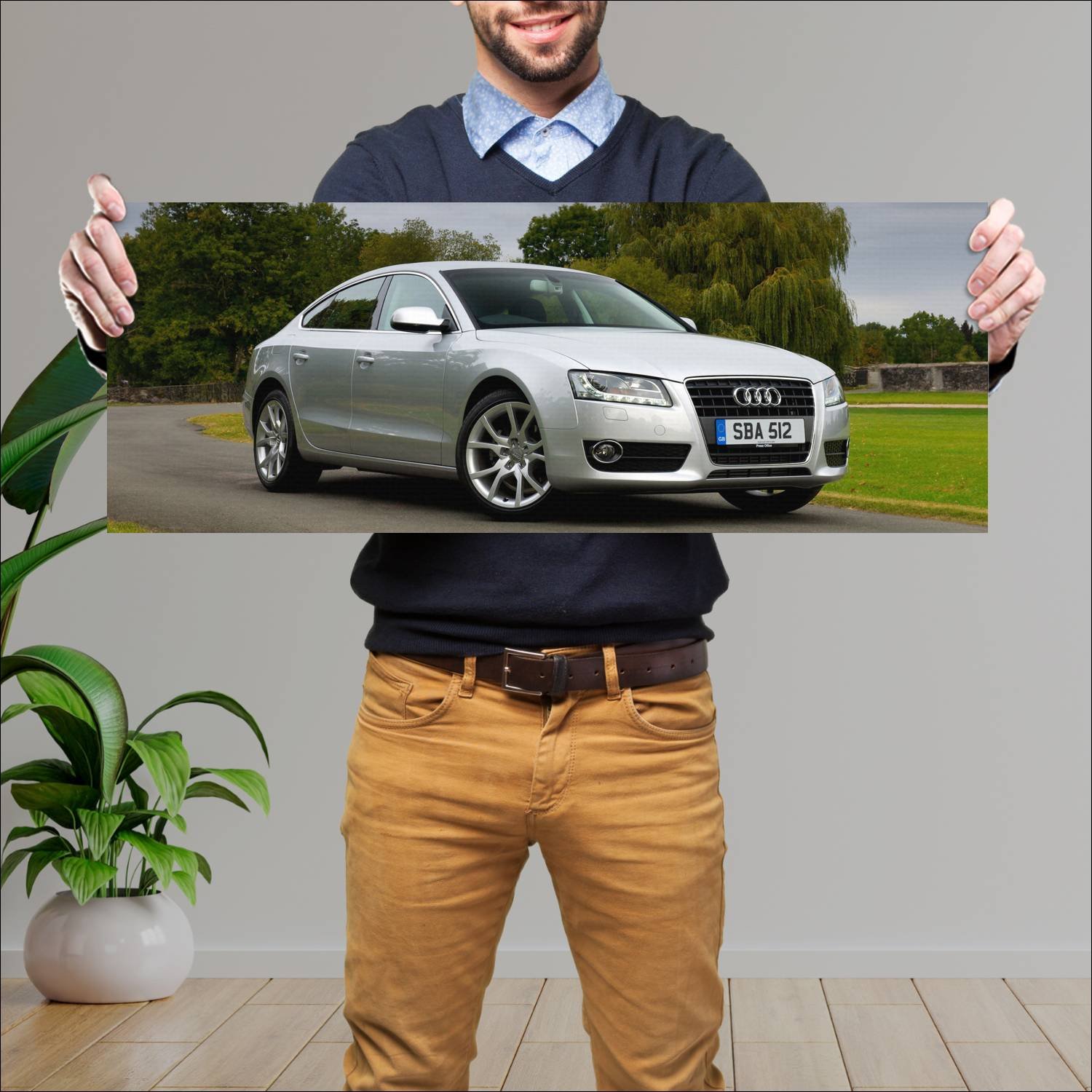 Cuadro grande 30x80cm 2009 audi a5 sportback uk 28 447 Audi