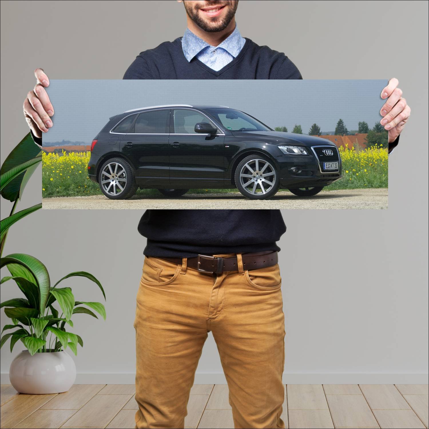 Cuadro grande 30x80cm 2009 audi q5 by mtm auto 456 Audi