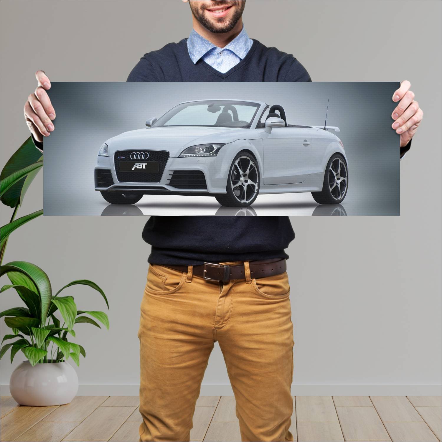 Cuadro grande 30x80cm 2009 audi tt rs roadster by 504 Audi