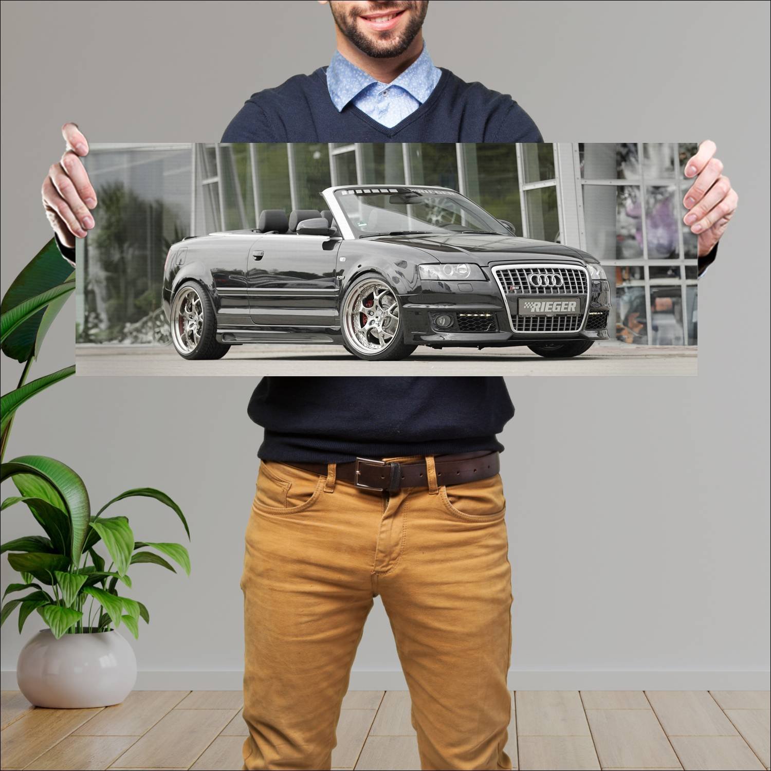 Cuadro grande 30x80cm 2010 audi a4 cabriolet by ri 530 Audi