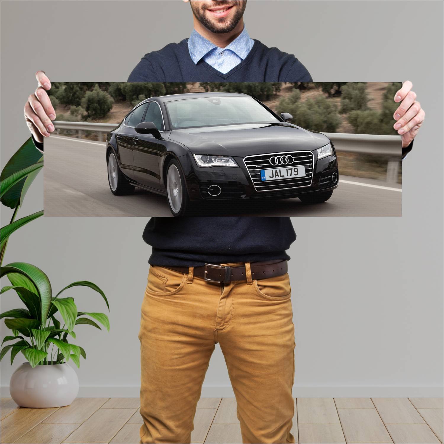Cuadro grande 30x80cm 2010 audi a7 sportback uk 87 540 Audi