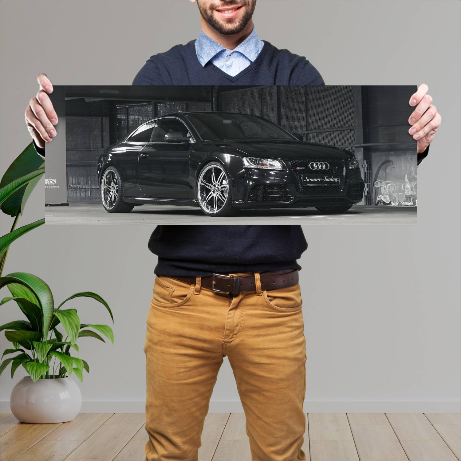 Cuadro grande 30x80cm 2010 audi rs 5 coupe by senn 576 Audi