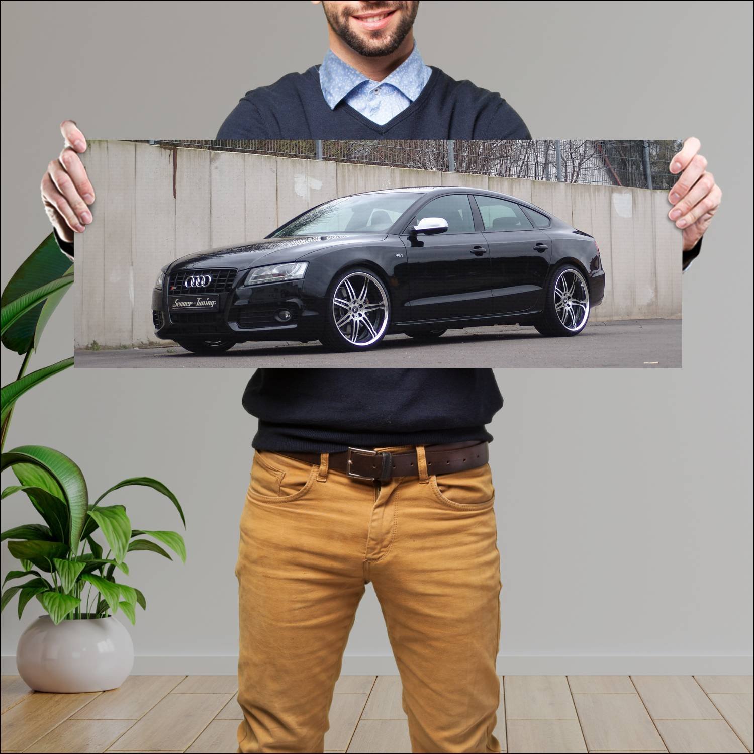 Cuadro grande 30x80cm 2010 audi s5 sportback by se 586 Audi