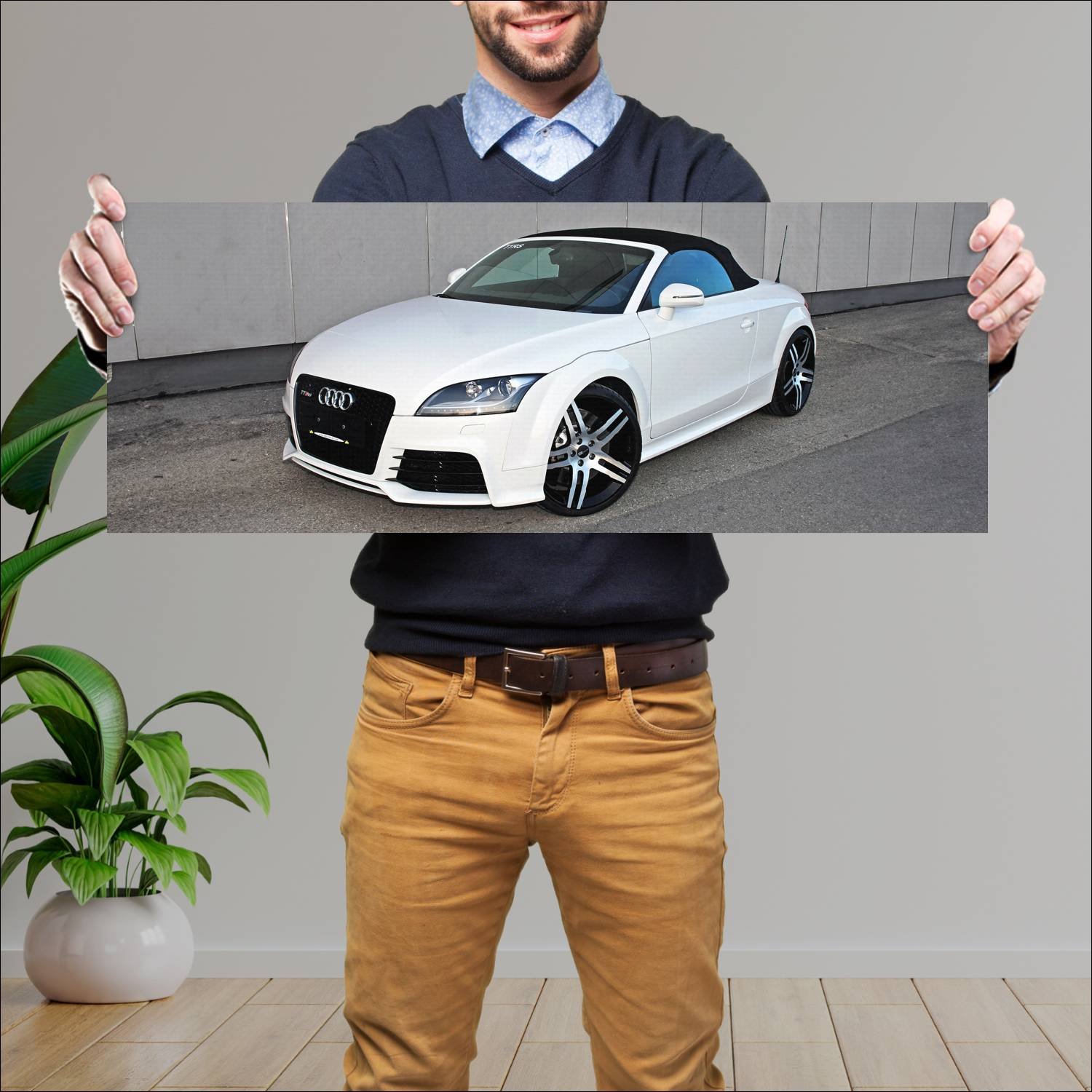 Cuadro grande 30x80cm 2010 audi tt rs roadster by 596 Audi
