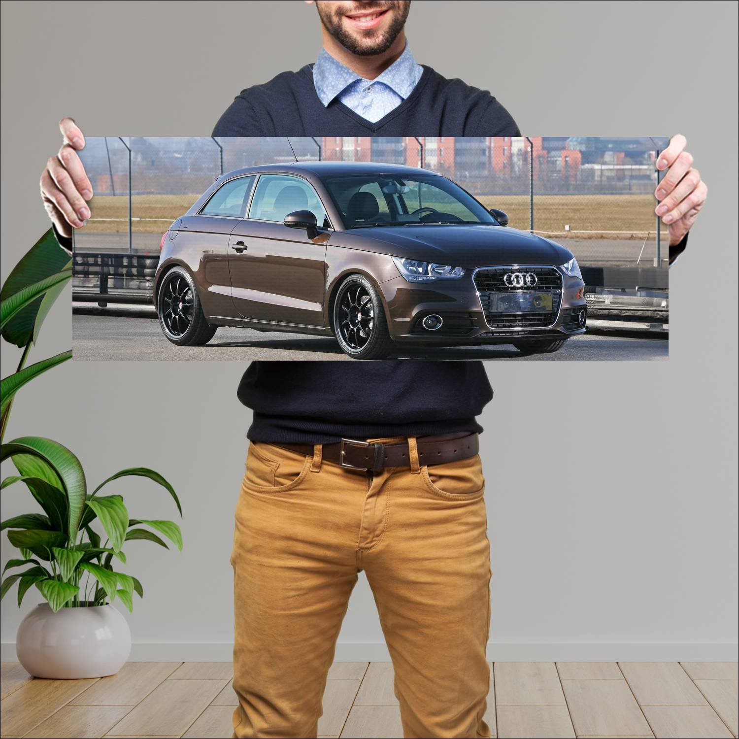 Cuadro grande 30x80cm 2011 audi a1 by pogea racing 604 Audi