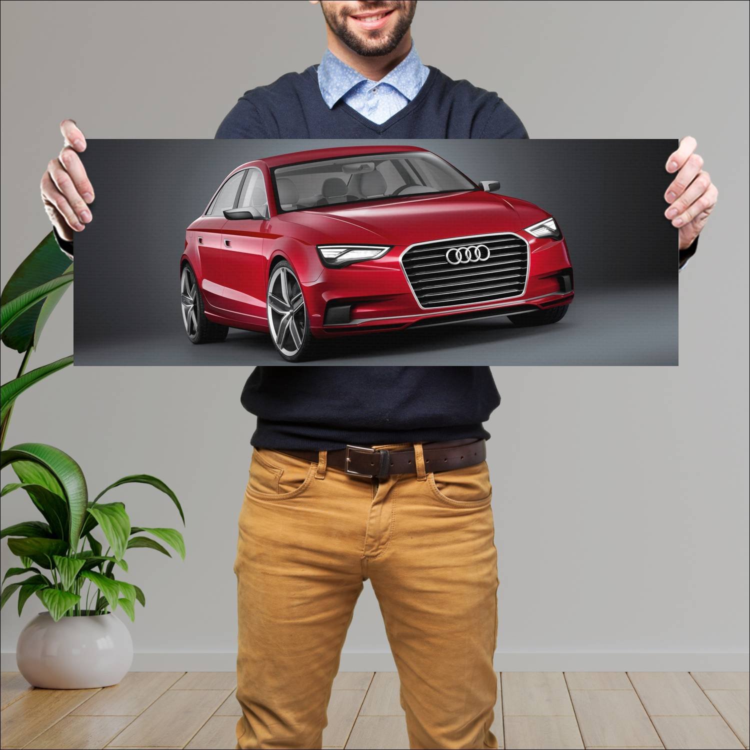 Cuadro grande 30x80cm 2011 audi a3 sedan concept 2 611 Audi