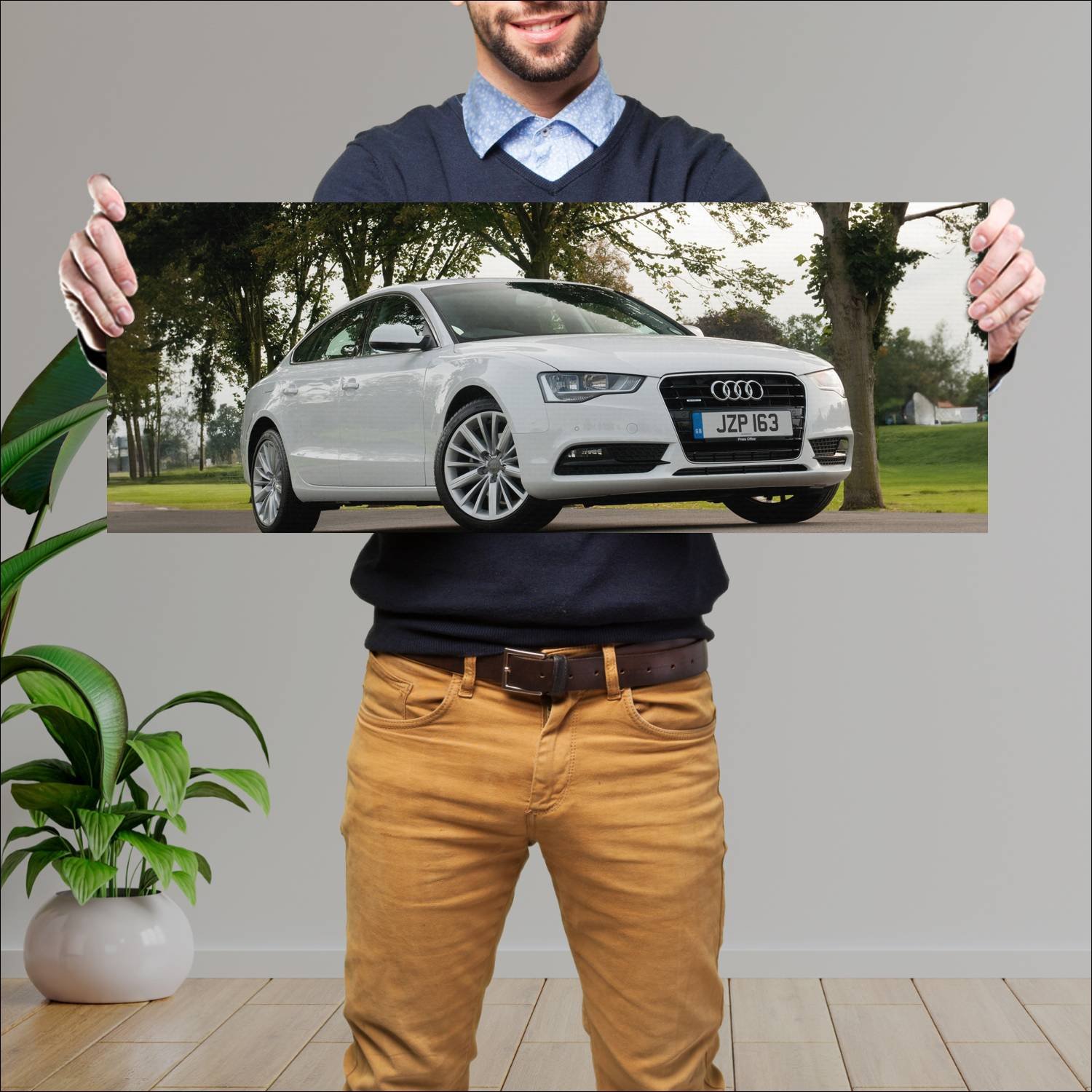 Cuadro grande 30x80cm 2011 audi a5 sportback uk 87 621 Audi